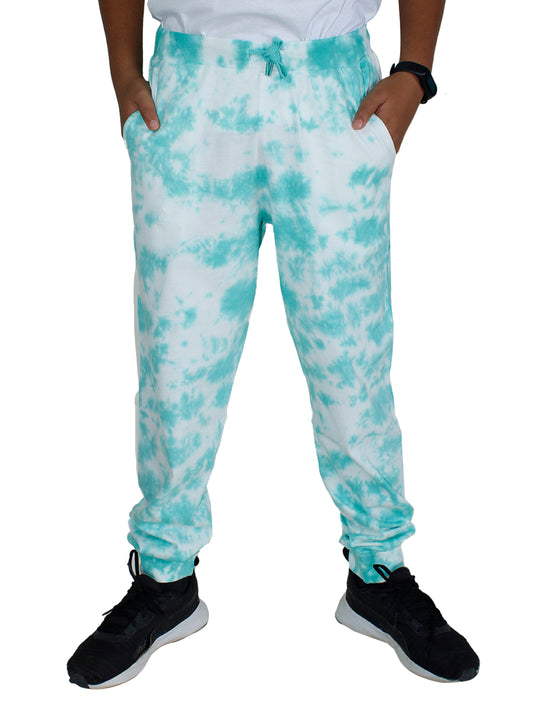 Unisex "Crumple Effect" Tie and Dye Track Pant