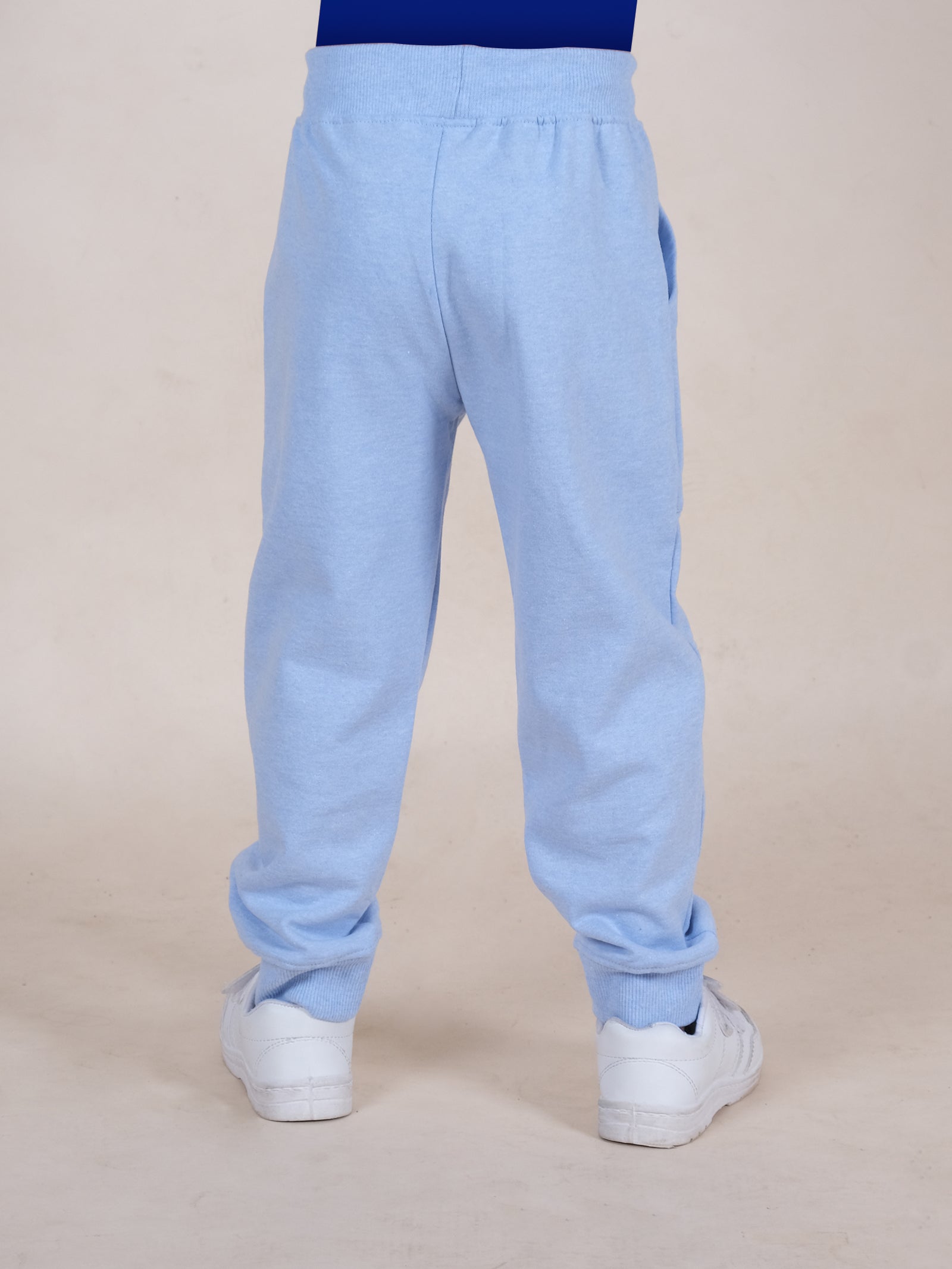 Kiddopanti Boys Cotton Fleece Solid Track Pant