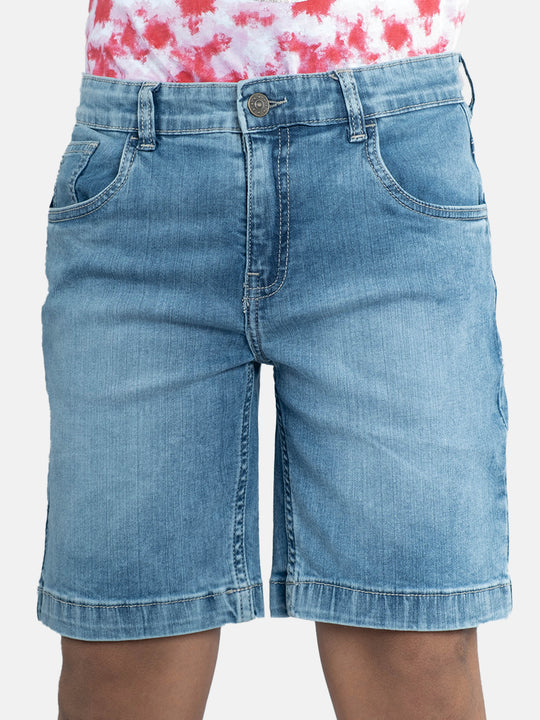 Boys Knee length Denim Shorts