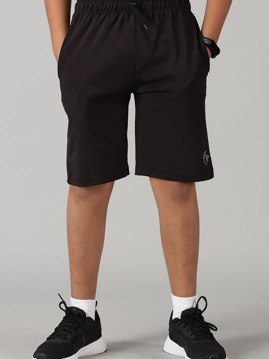Boys Polyester Knit Basic Shorts