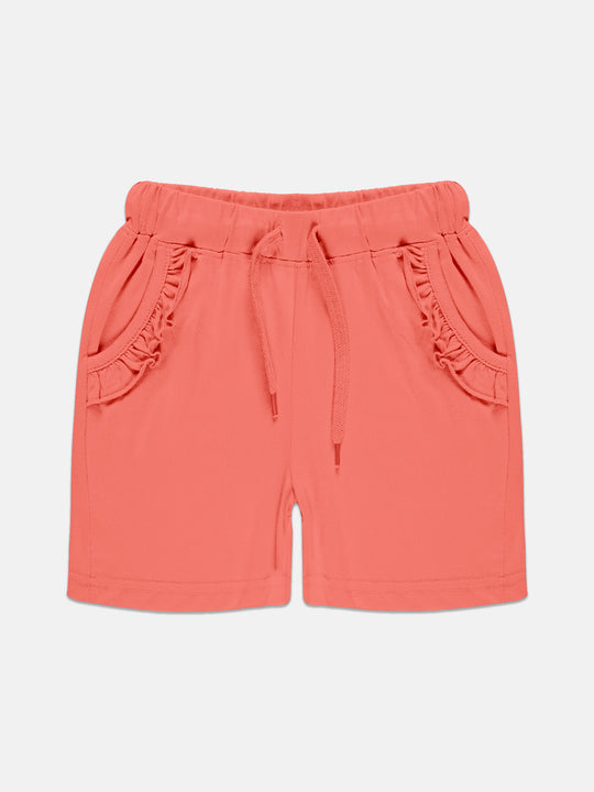 Girls Frill Pocket Hot Shorts