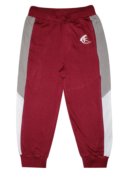Boys Cotton Track Pants with Side Panel