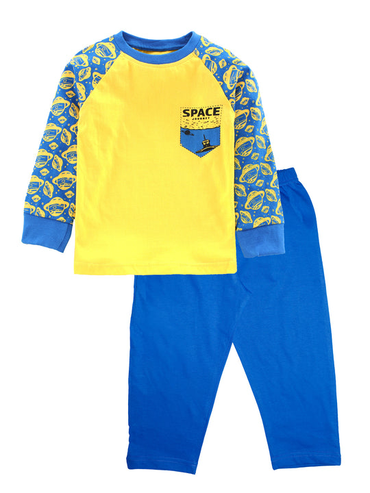 Boys Cotton T-Shirt & Pyjama Set