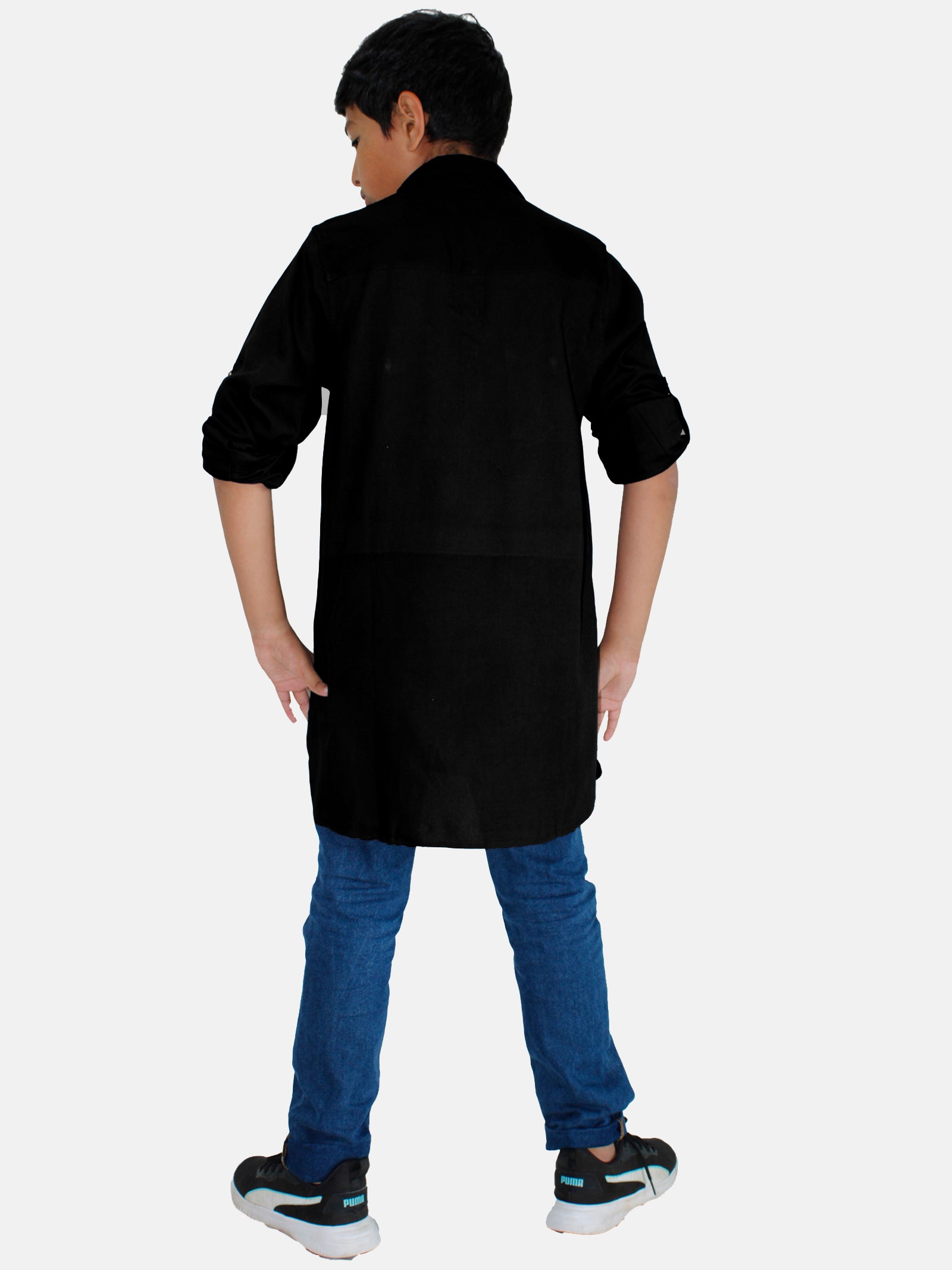 Butterfly Wing Kurta Hoodie - abacaxi
