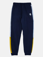 Kiddopanti Boys Cotton Knit Cut & Sew Track Pant - Navy Blue / 3-4Y