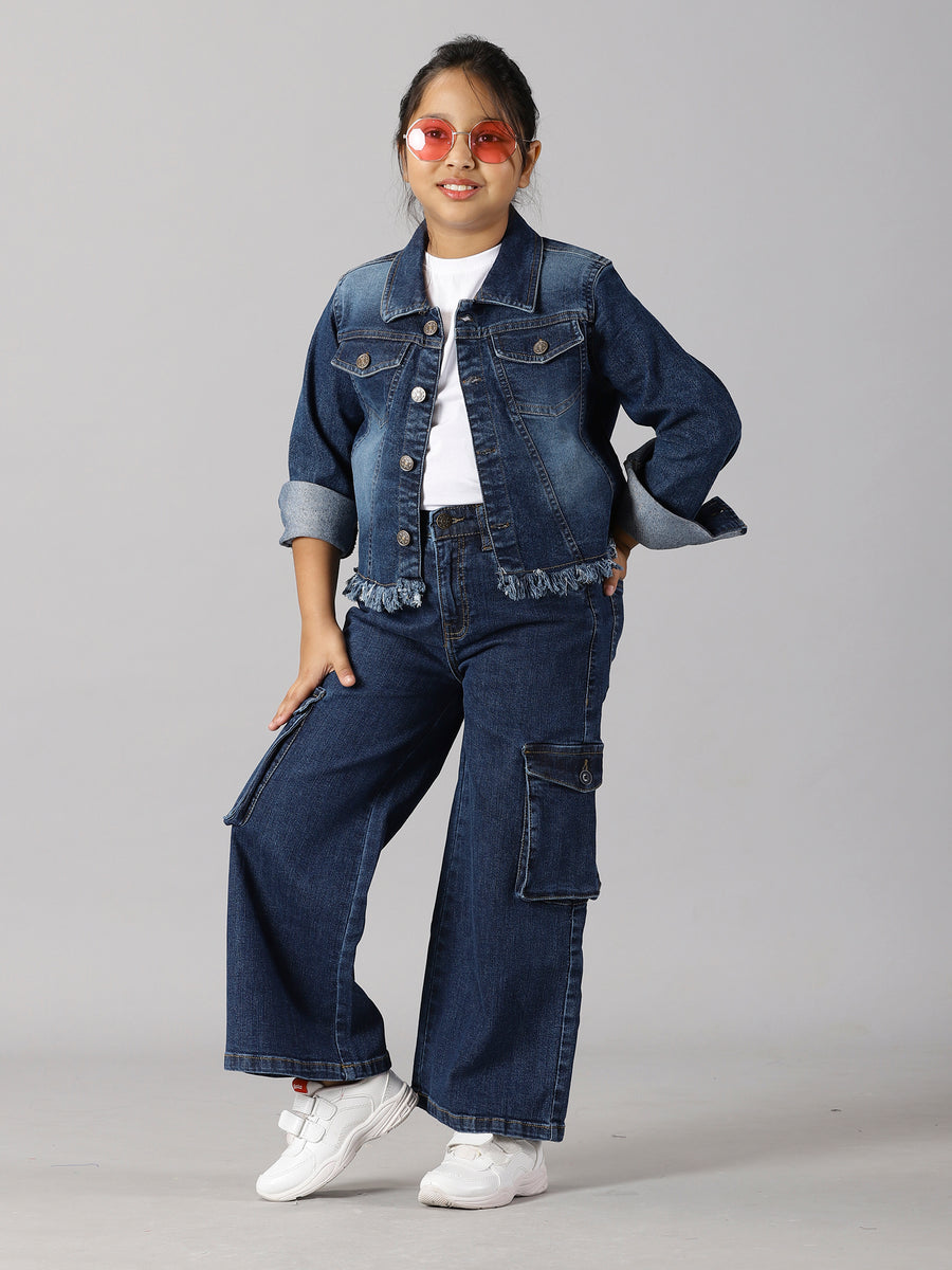 Style Jacket Girls Jeans Pant Girls Jeans Top Jacket Girl Denim On