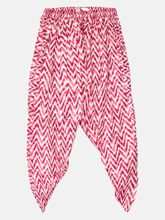 Girls Printed Harem Pant