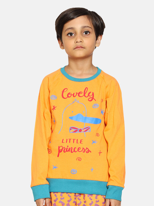 Kiddopanti Girl's Printed Tee