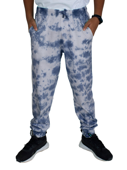 Unisex "Crumple Effect" Tie and Dye Track Pant