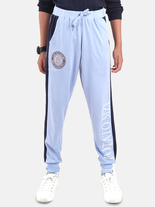 Kiddopanti Boys Cotton Slant Pocket Printed Track Pant