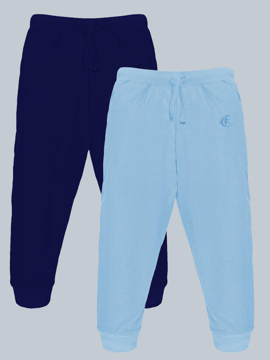 Pack of 2 Unisex Cotton Solid Track Pants