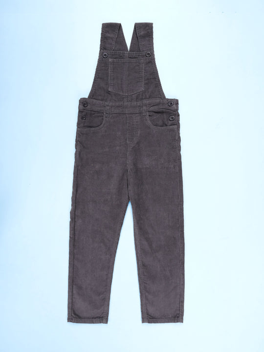 KiddoPanti Boys Solid Cotton Corduroy Dungarees Pant
