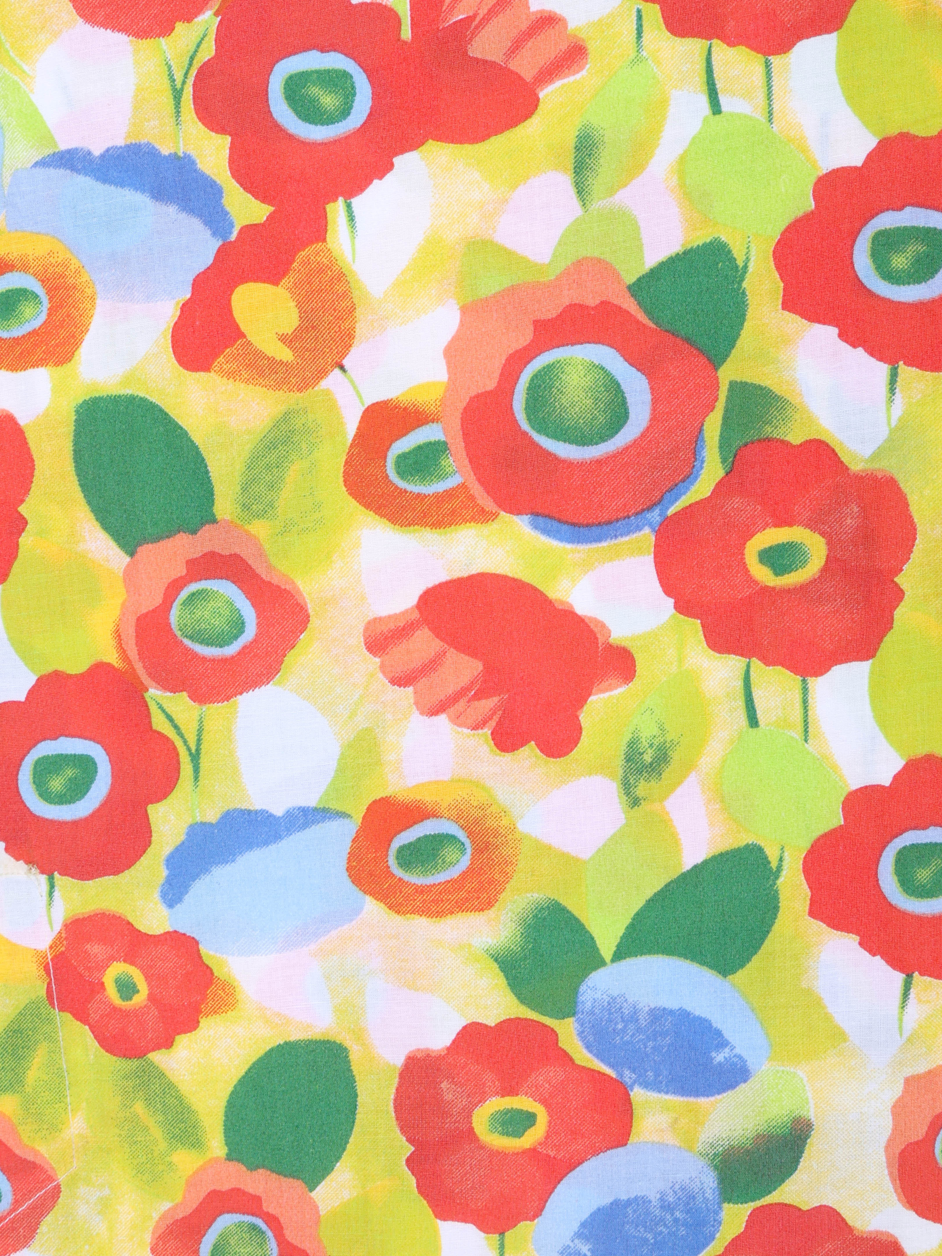 Kiddopanti Boys Cotton Floral Printed Full Sleeves Knee Length Kurta