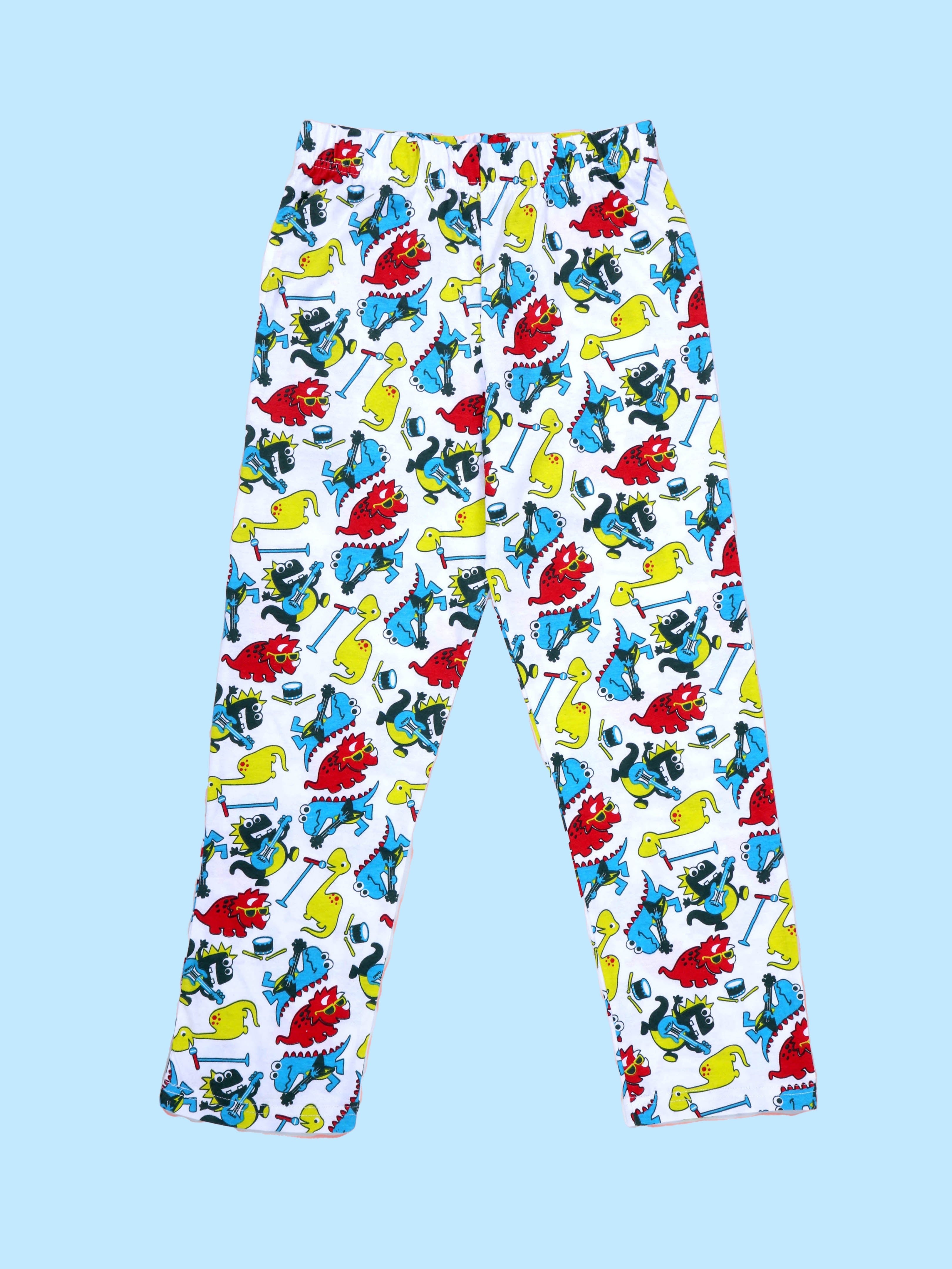 KiddoPanti Boys Cotton All-Over Printed Pyjama Pant With Single Pocket Pack of 2