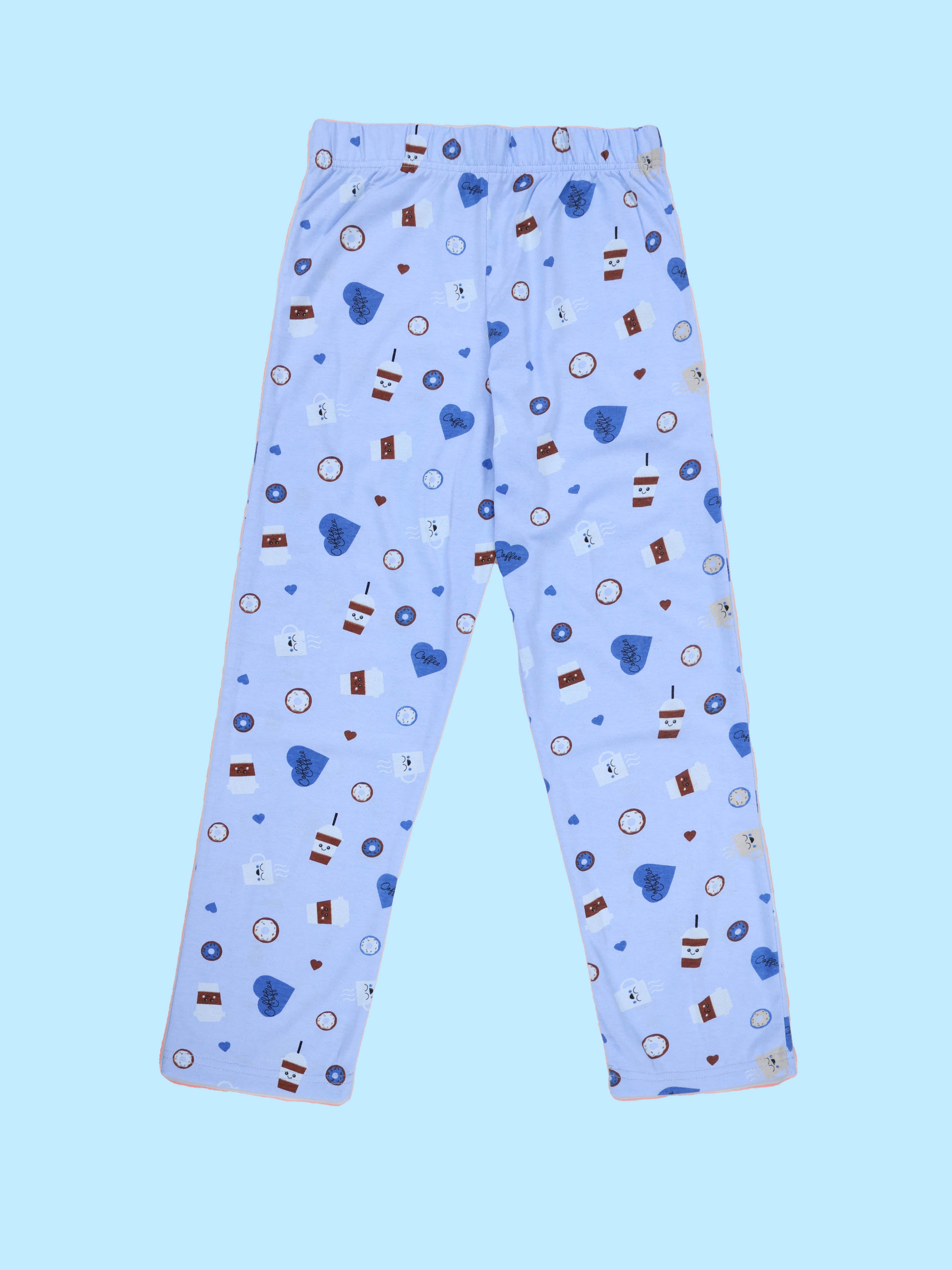 KiddoPanti Boys Cotton All-Over Printed Pyjama Pant With Single Pocket Pack of 2
