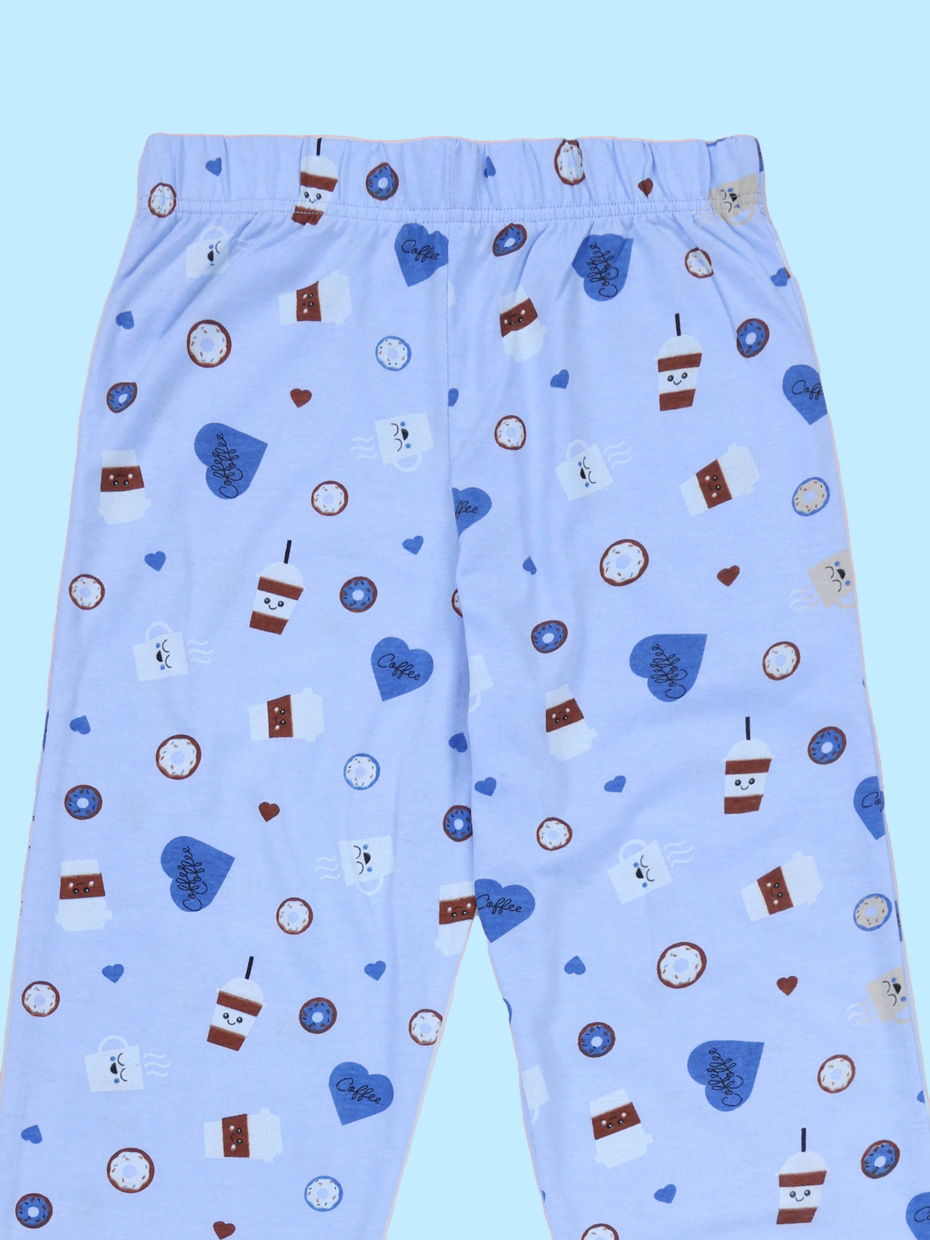 KiddoPanti Boys Cotton All-Over Printed Pyjama Pant With Single Pocket Pack of 2