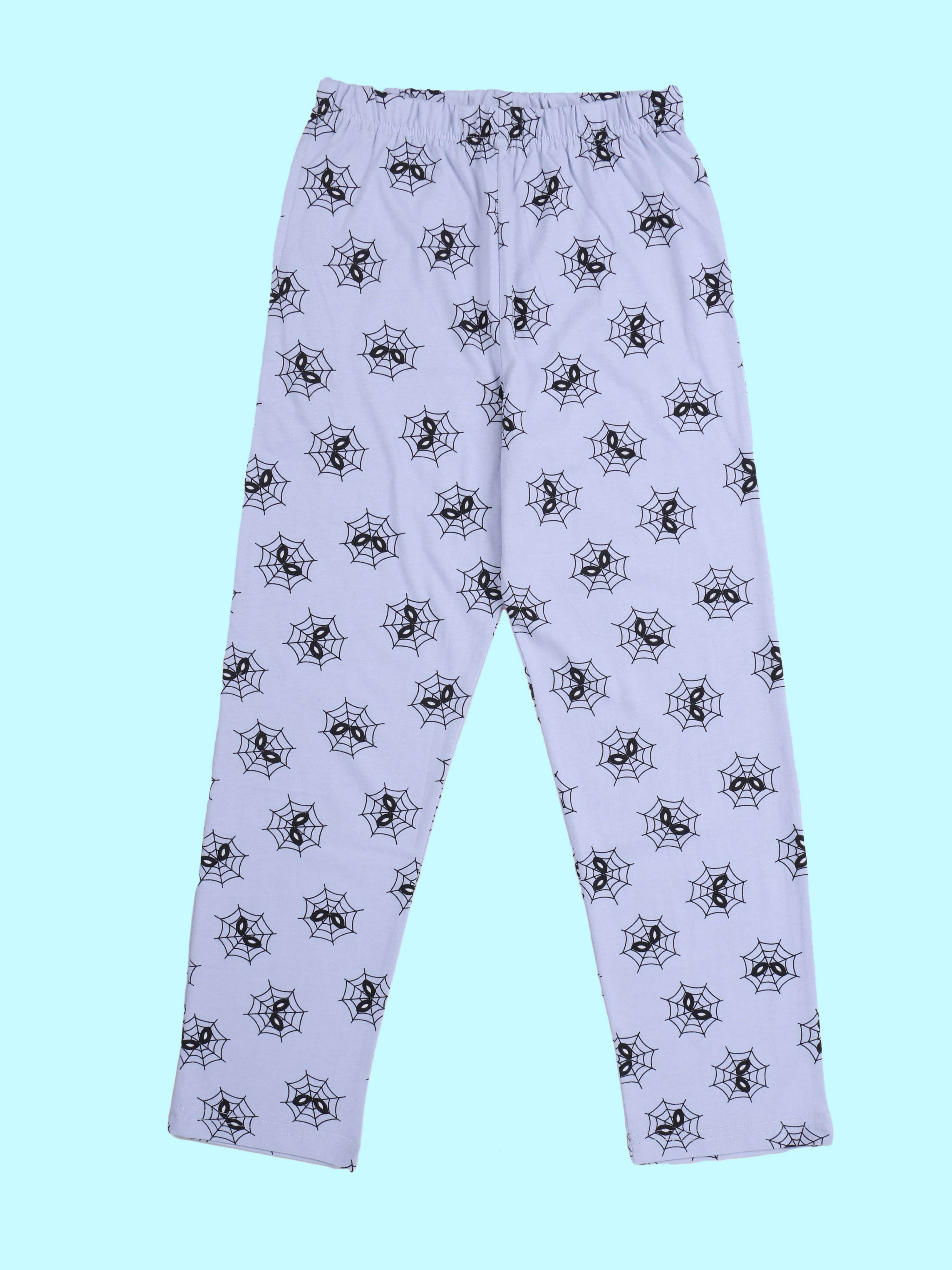 KiddoPanti Boys Cotton All-Over Printed Pyjama Pant With Single Pocket Pack of 2