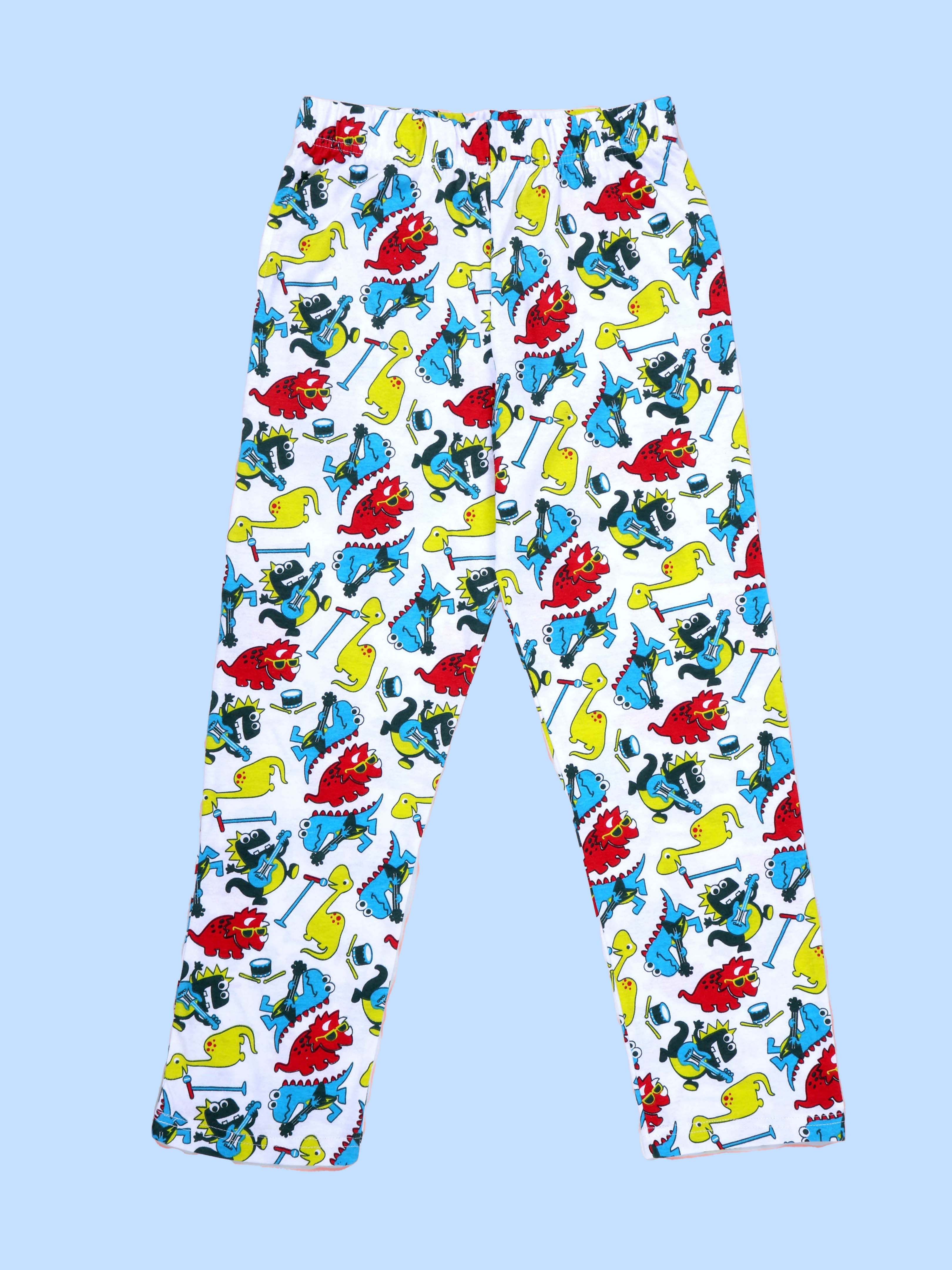 KiddoPanti Boys Cotton All-Over Printed Pyjama Pant With Single Pocket Pack of 2