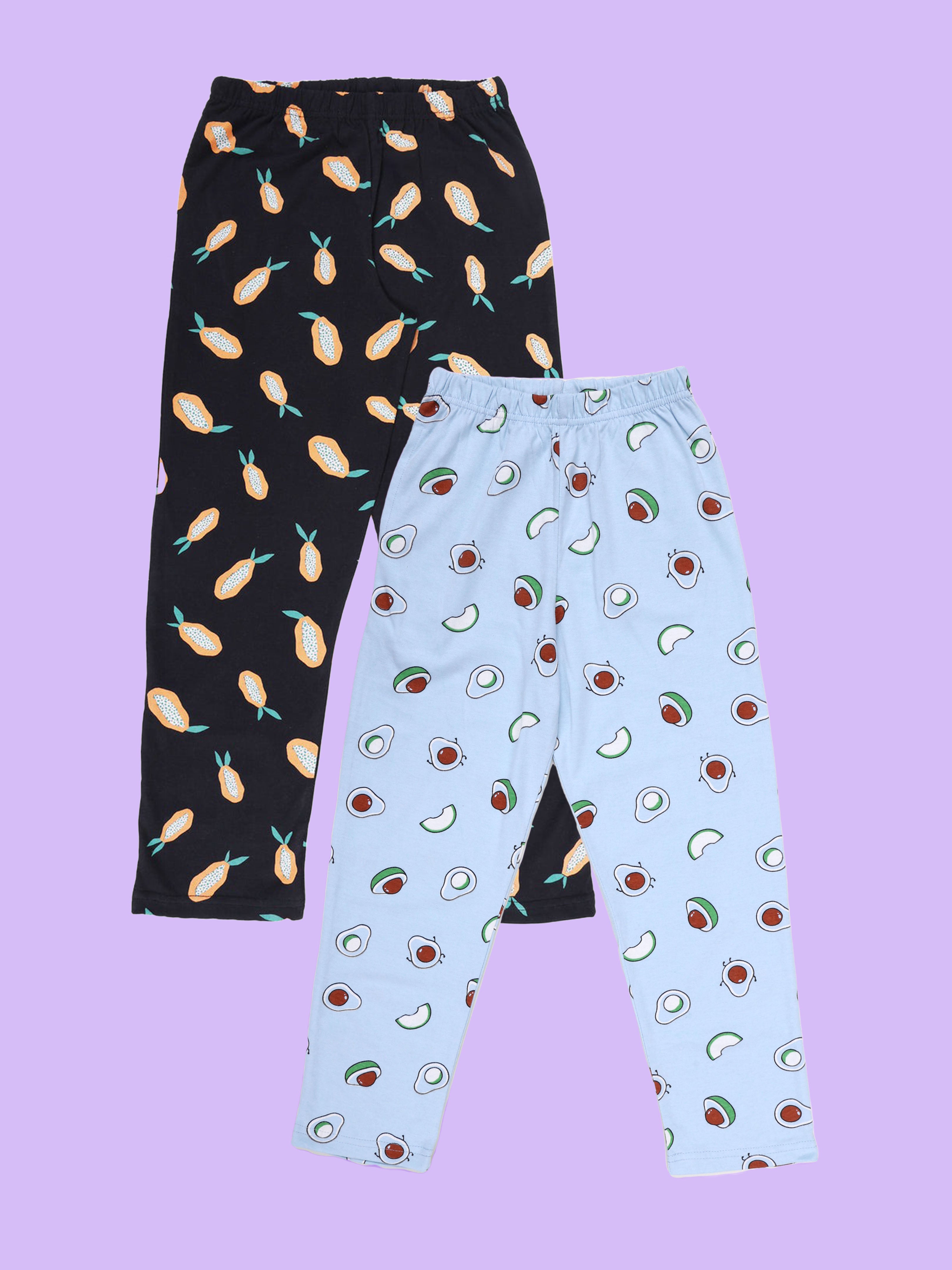 KiddoPanti Boys Cotton AOP Printed Pyjama Pack Of 2