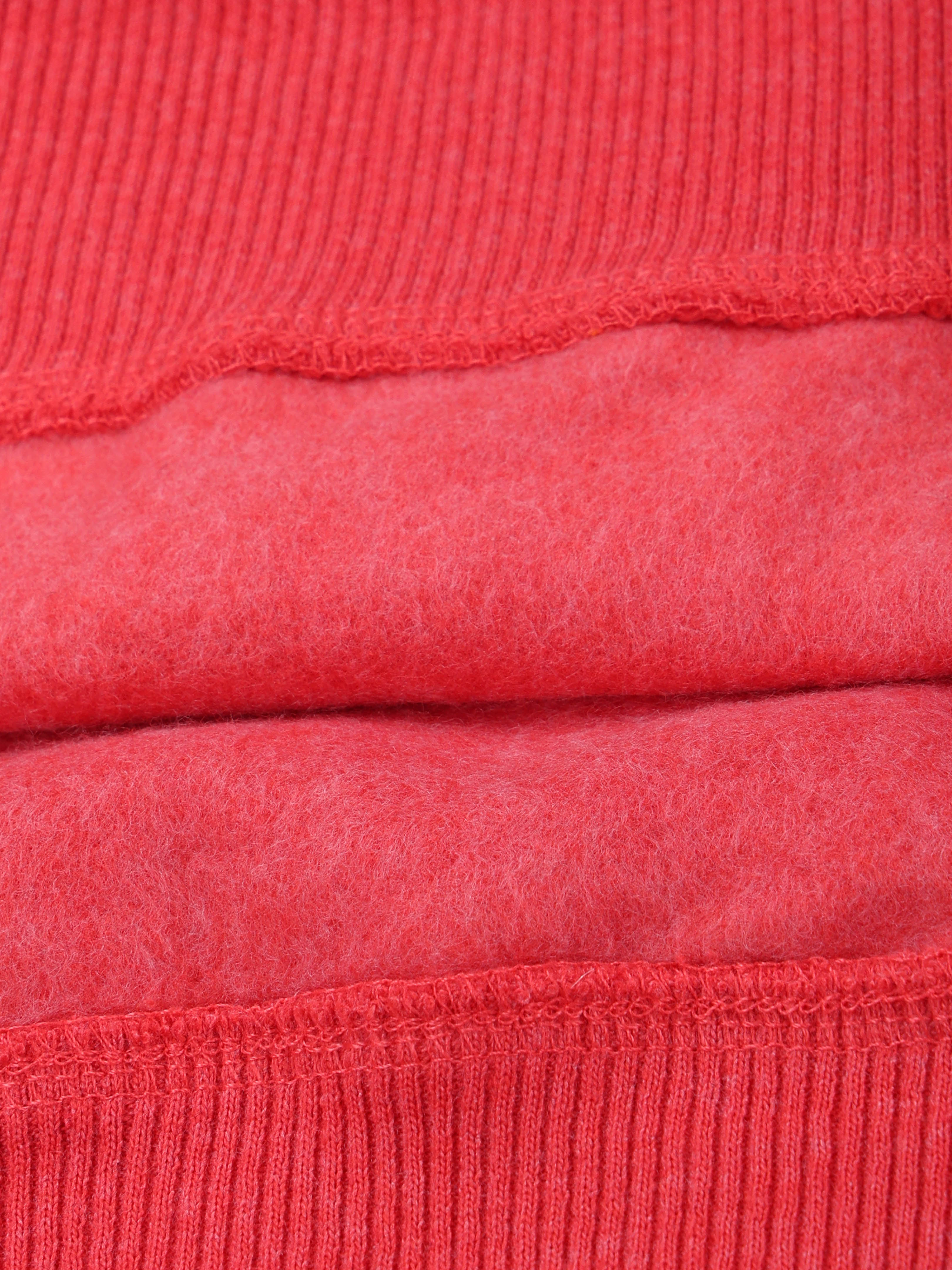 Kiddopanti Boys Solid Fleece Round Neck Sweatshirt