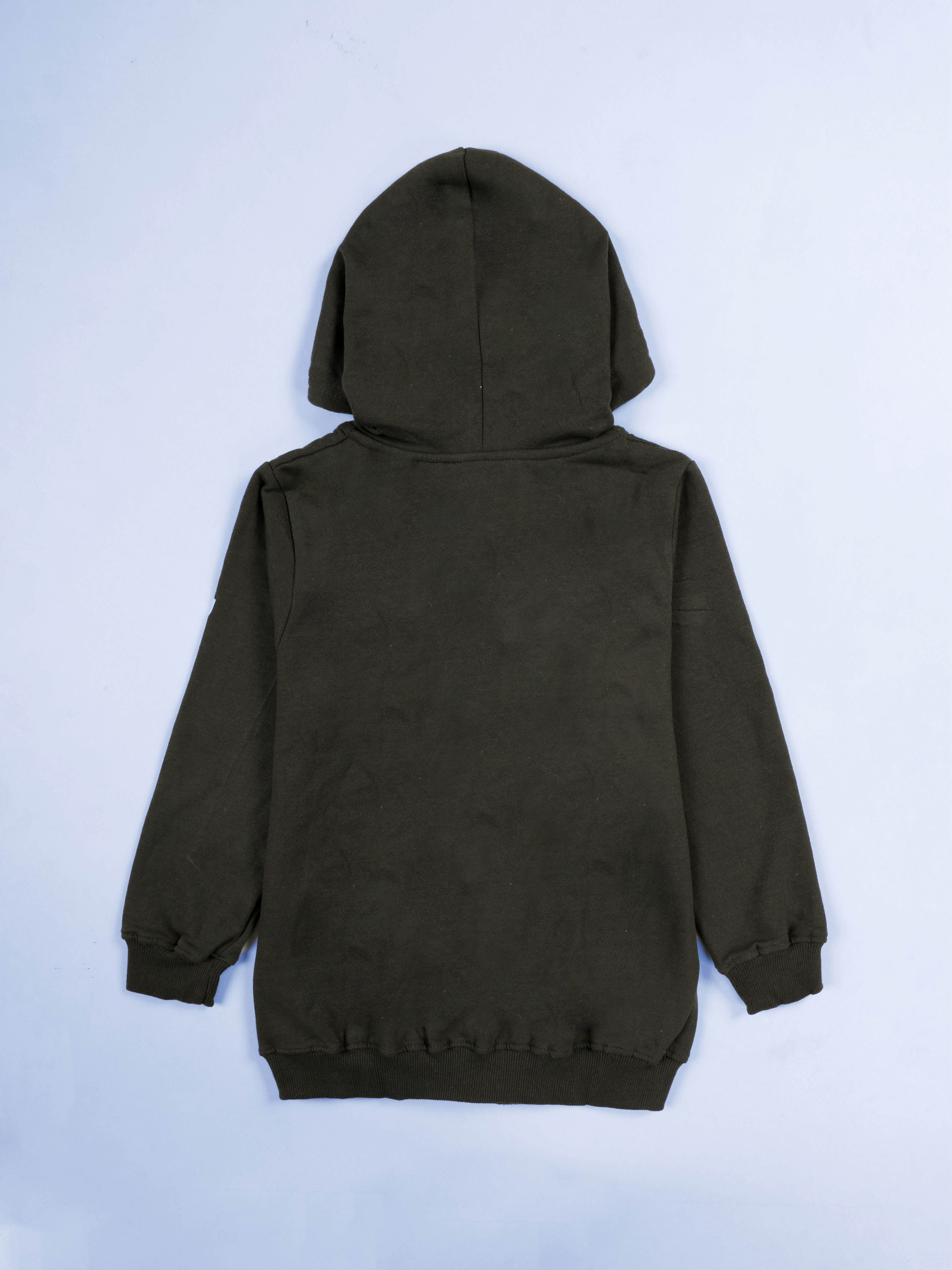 Kiddopanti Boys Fleece Graphic Printed Front Open Hooded Sweatshirt Pack of 2