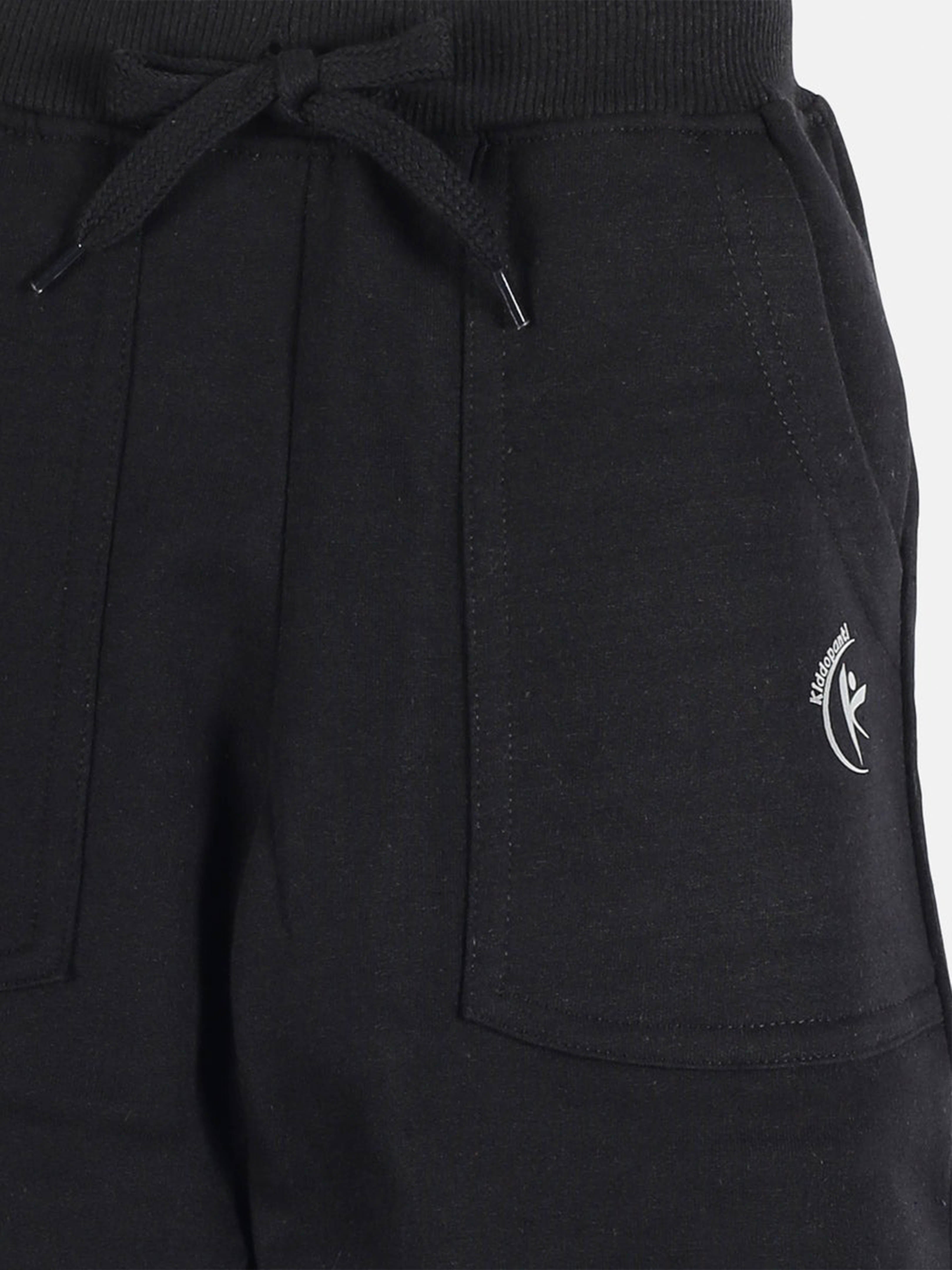 Kiddopanti Boys Fleece Full Sleeves Printed Zip-Up Hoodie Front Open Hooded Sweatshirt & Track Pant Set