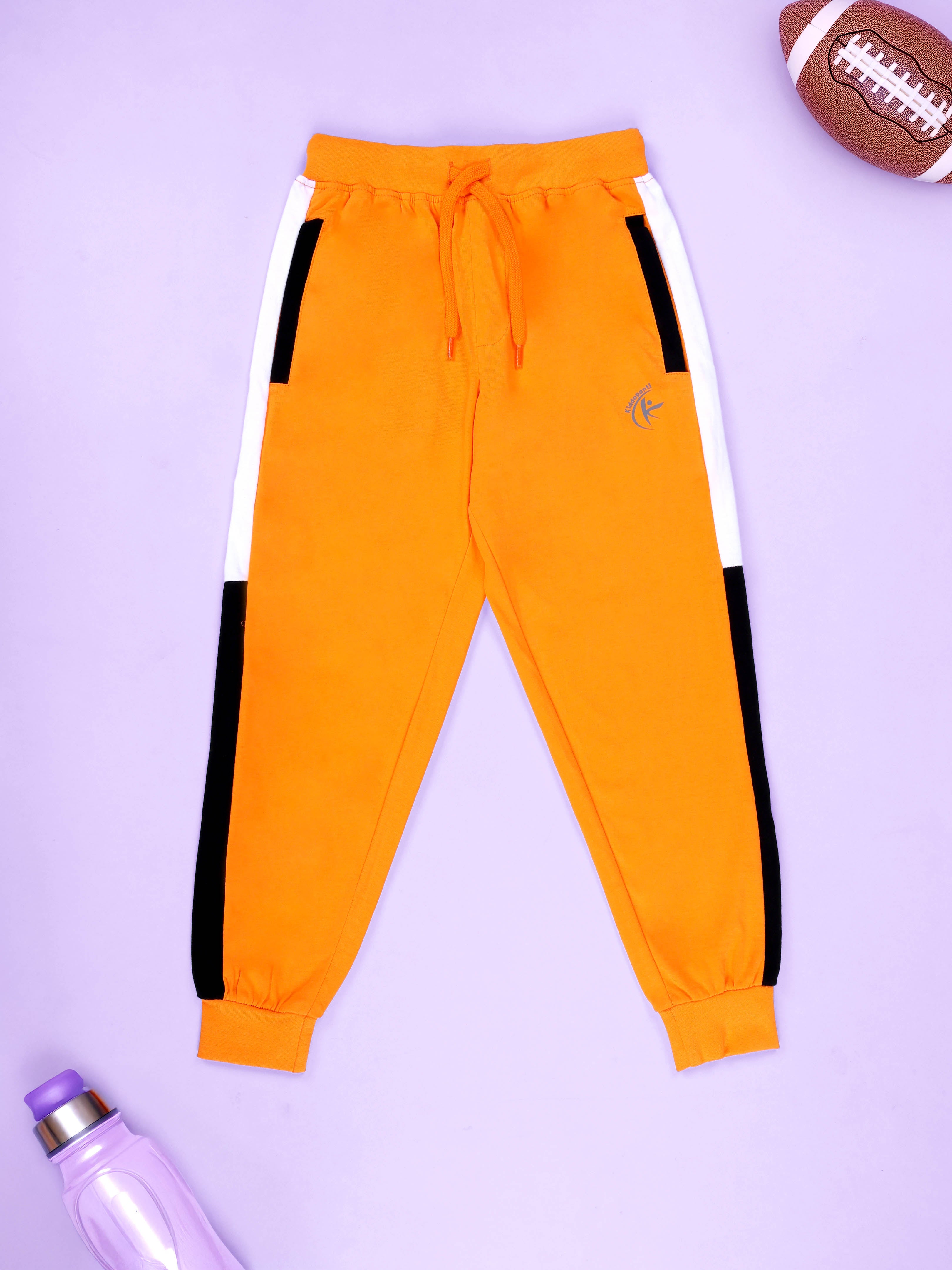 Boys Cotton Cut & Sew Track Pants with Drawcord
