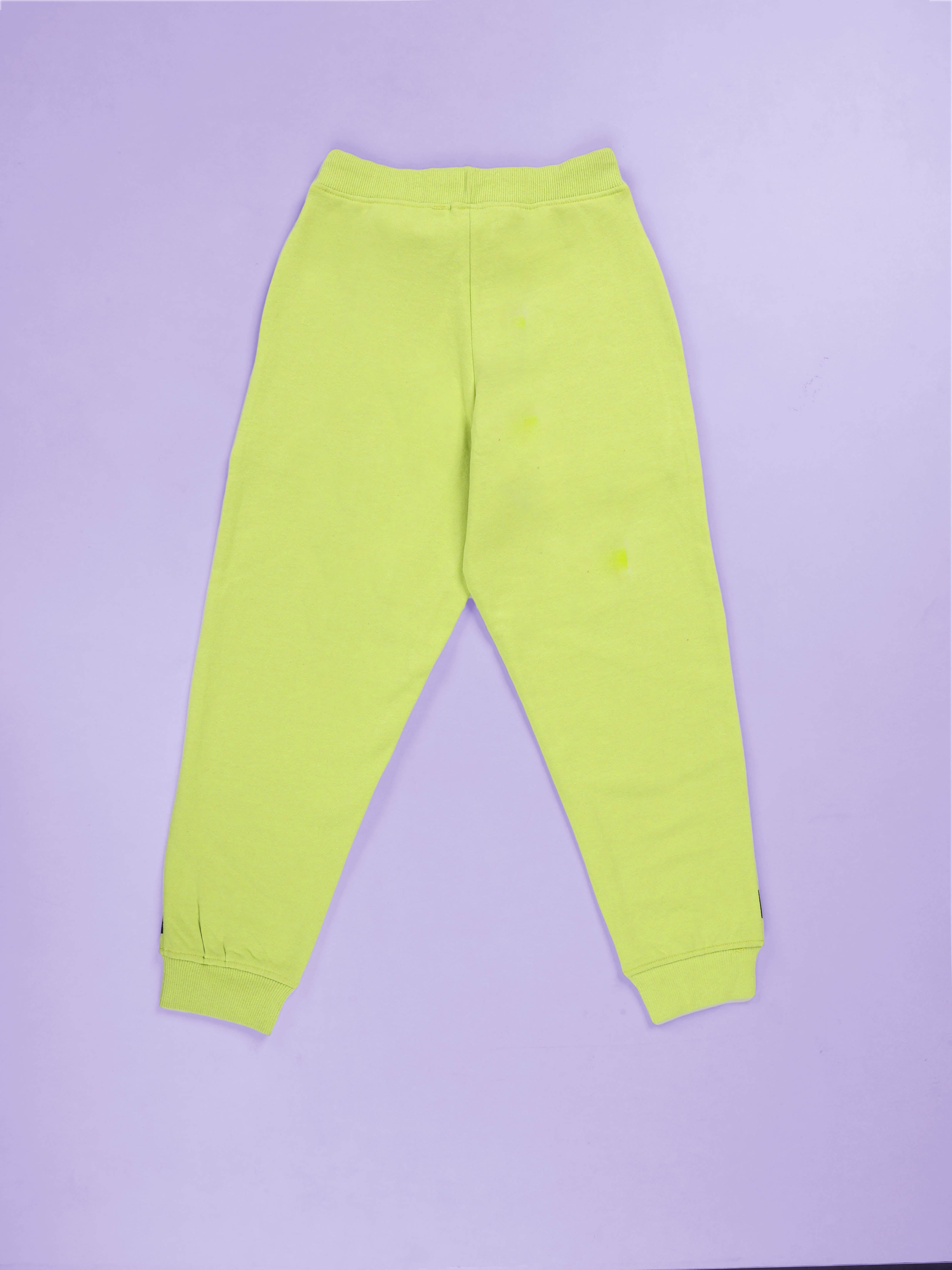 KiddoPanti Boys Cotton Fleece Explorer Printed Jogger Track Pant