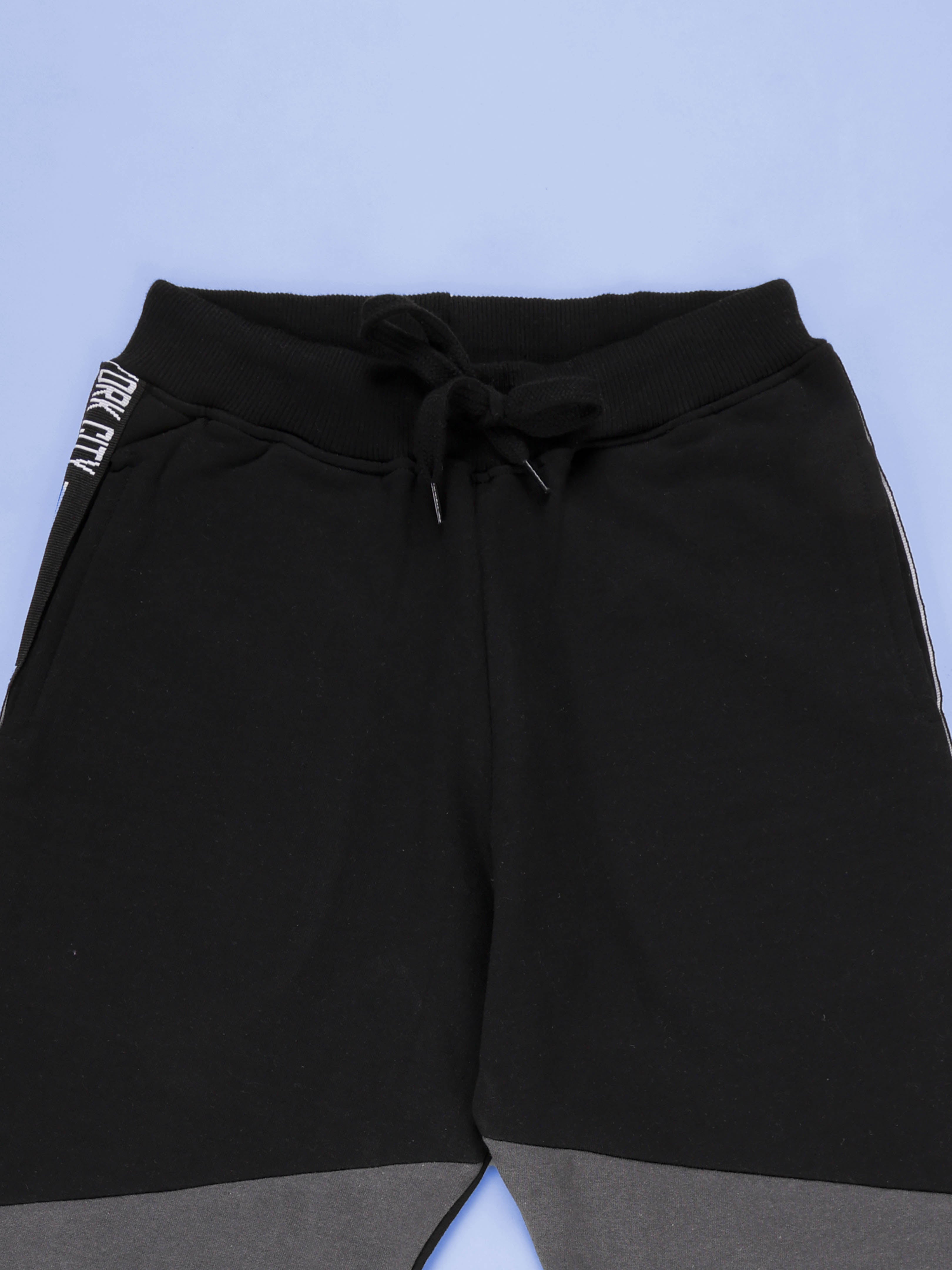 KiddoPanti Boys Cut and Sew with New York City Side Seam Tape Track Pant