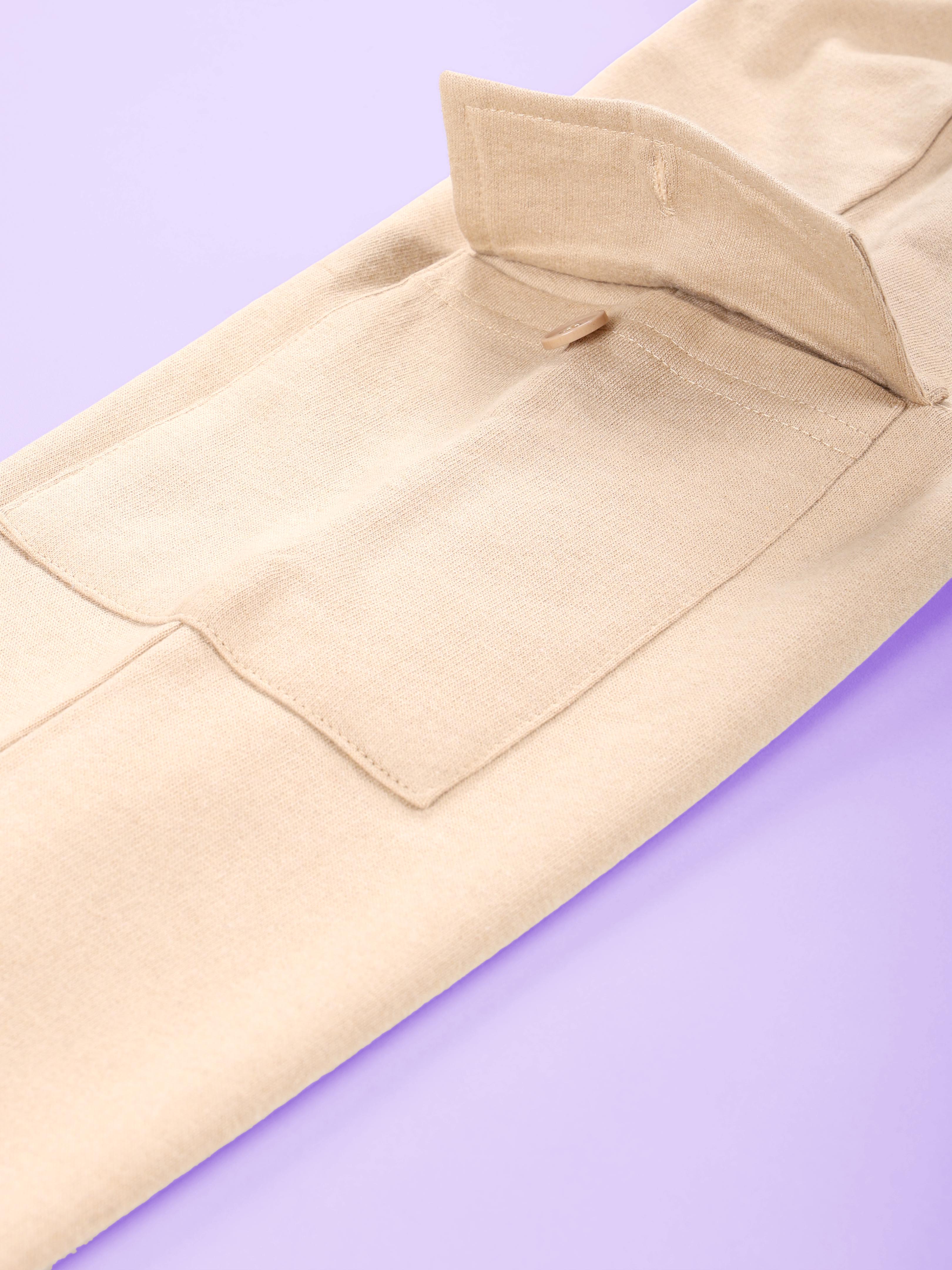 KiddoPanti Boys Fleece Joggers Cargo Pocket Track Pants Pack of 3