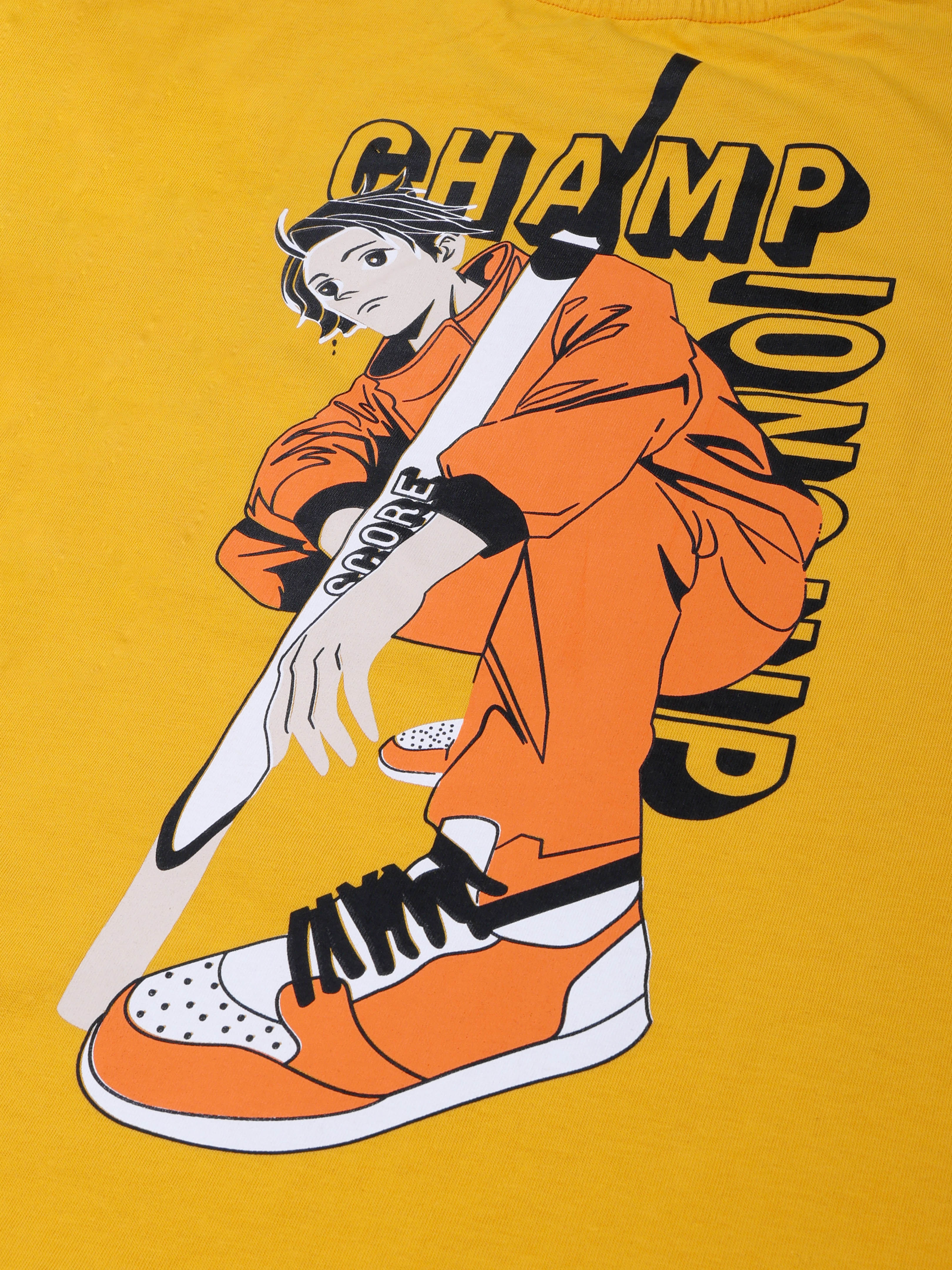 Kiddopanti Boys Cotton Printed Round Neck Full Sleeve Tee with Cut & Sew Track Pant Co-Ords Set