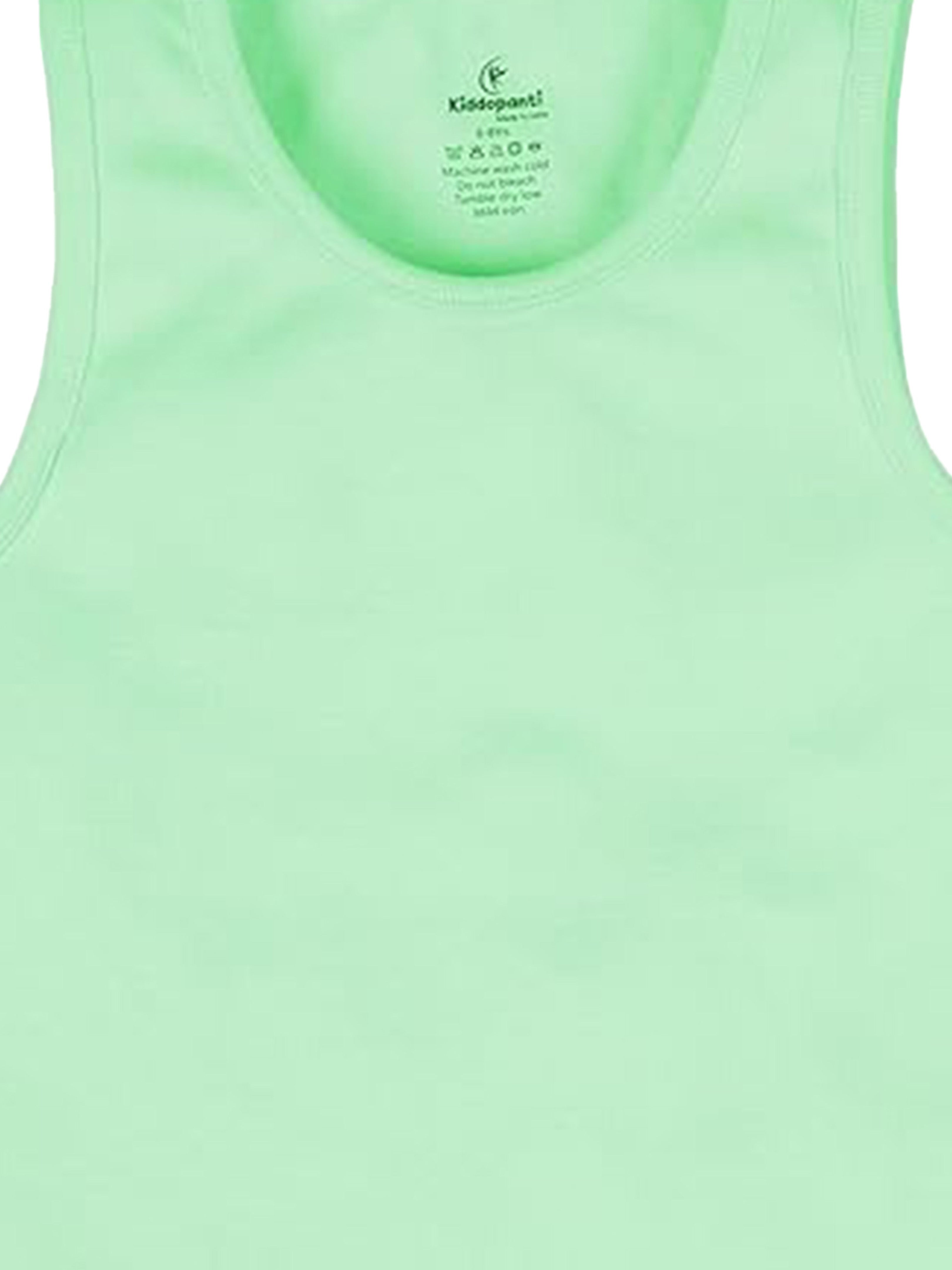 Boys Cotton Sleeveless Solid Rib Vest Pack of 3