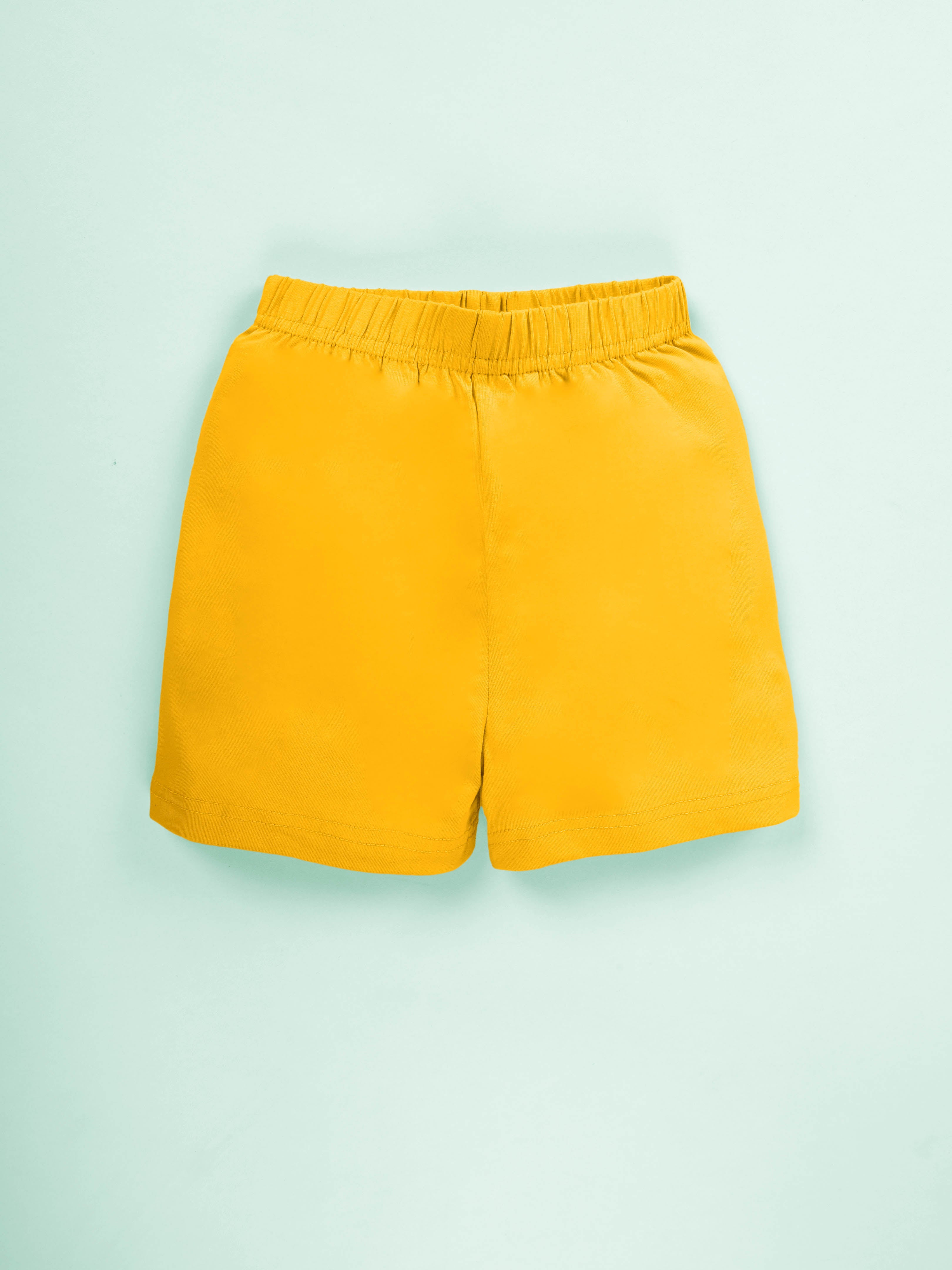 KiddoPanti Girls Cotton Thigh Length Cycling Shorts Pack of 3