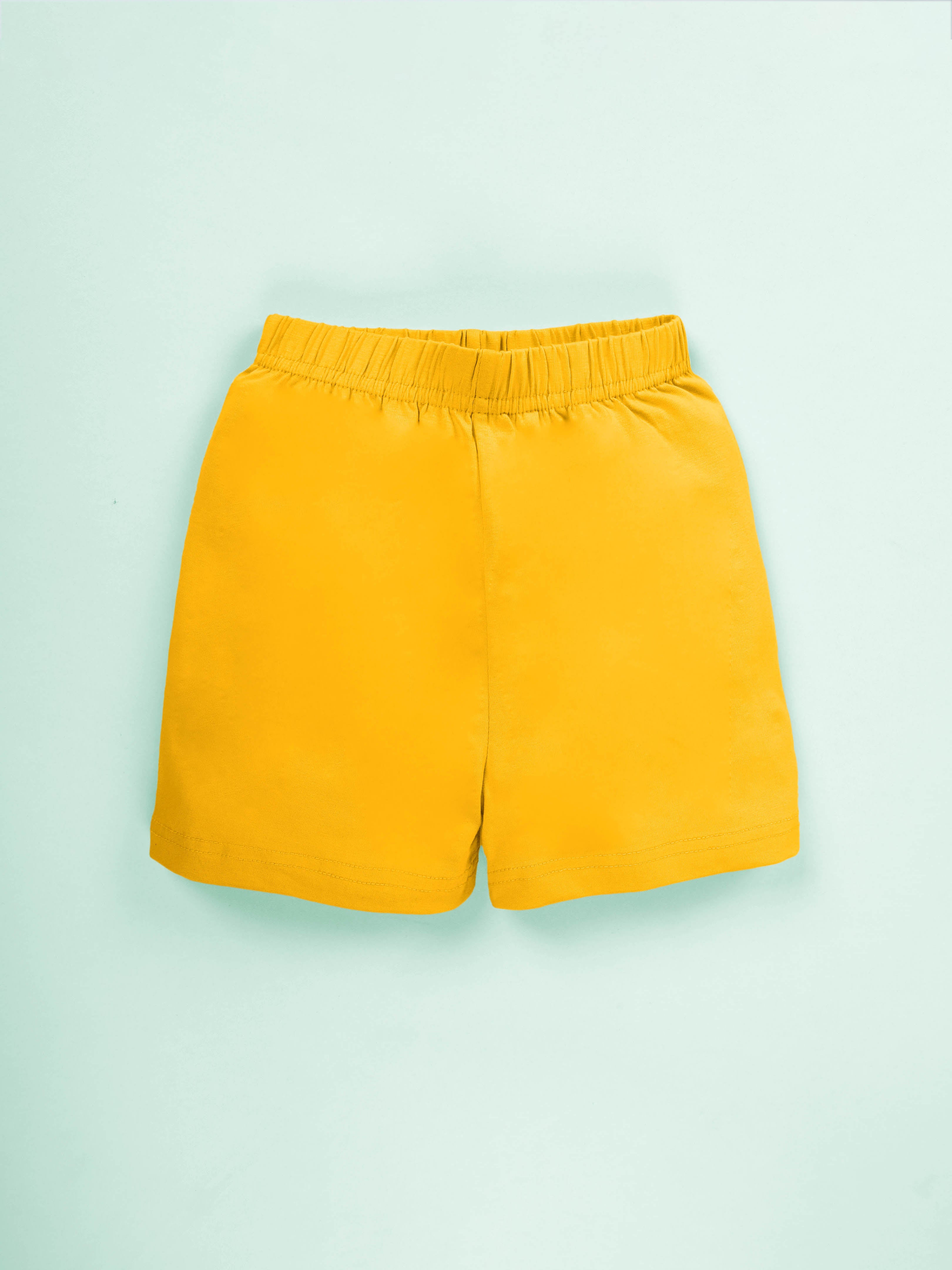 KiddoPanti Girls Cotton Thigh Length Cycling Shorts Pack of 3