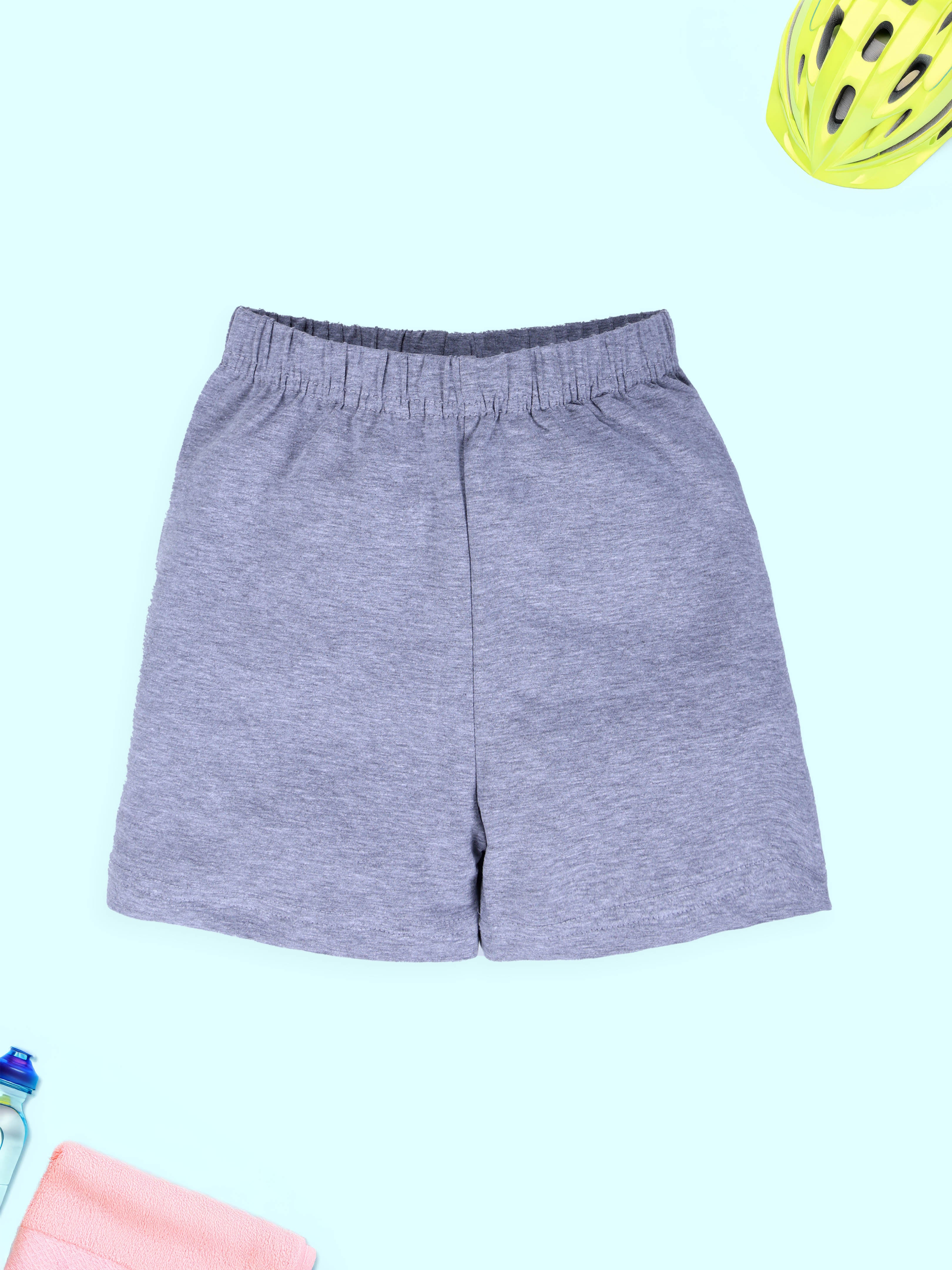 Bike Apparel Grey Biker Shorts Walmart Girls Cotton Knit Solid