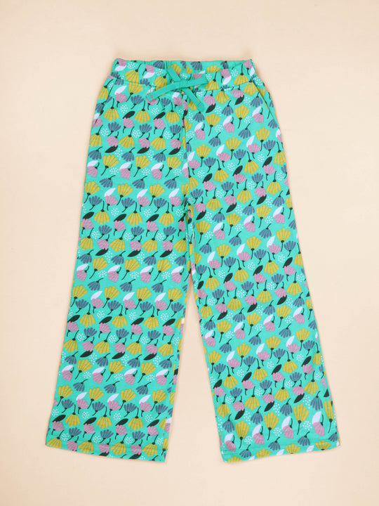 Kiddopanti Girls Pure Cotton All Over Printed Pyjama