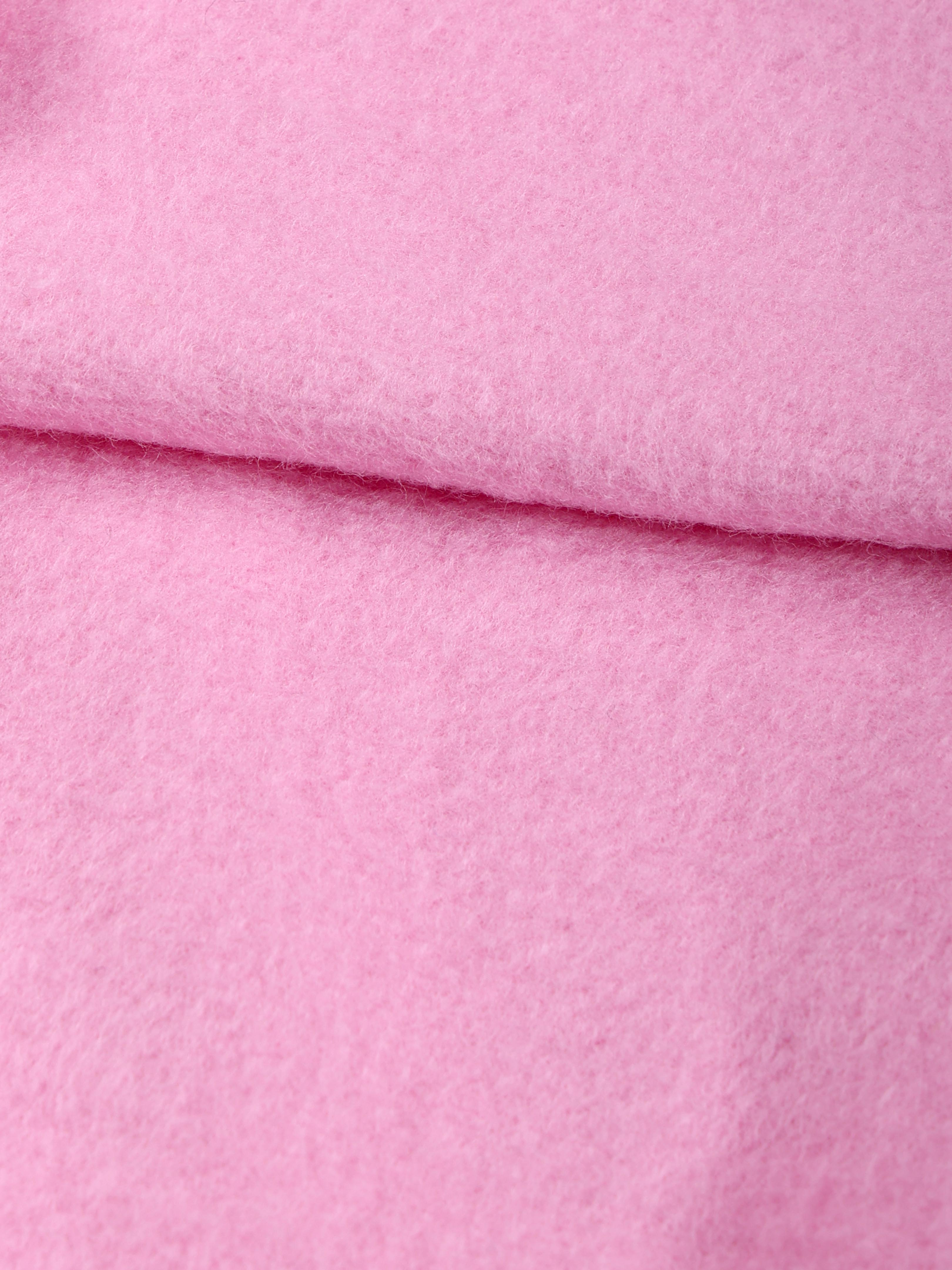 Girls Cotton Fleece Full Sleeves Sweatshirt With Applique And Rhinestones