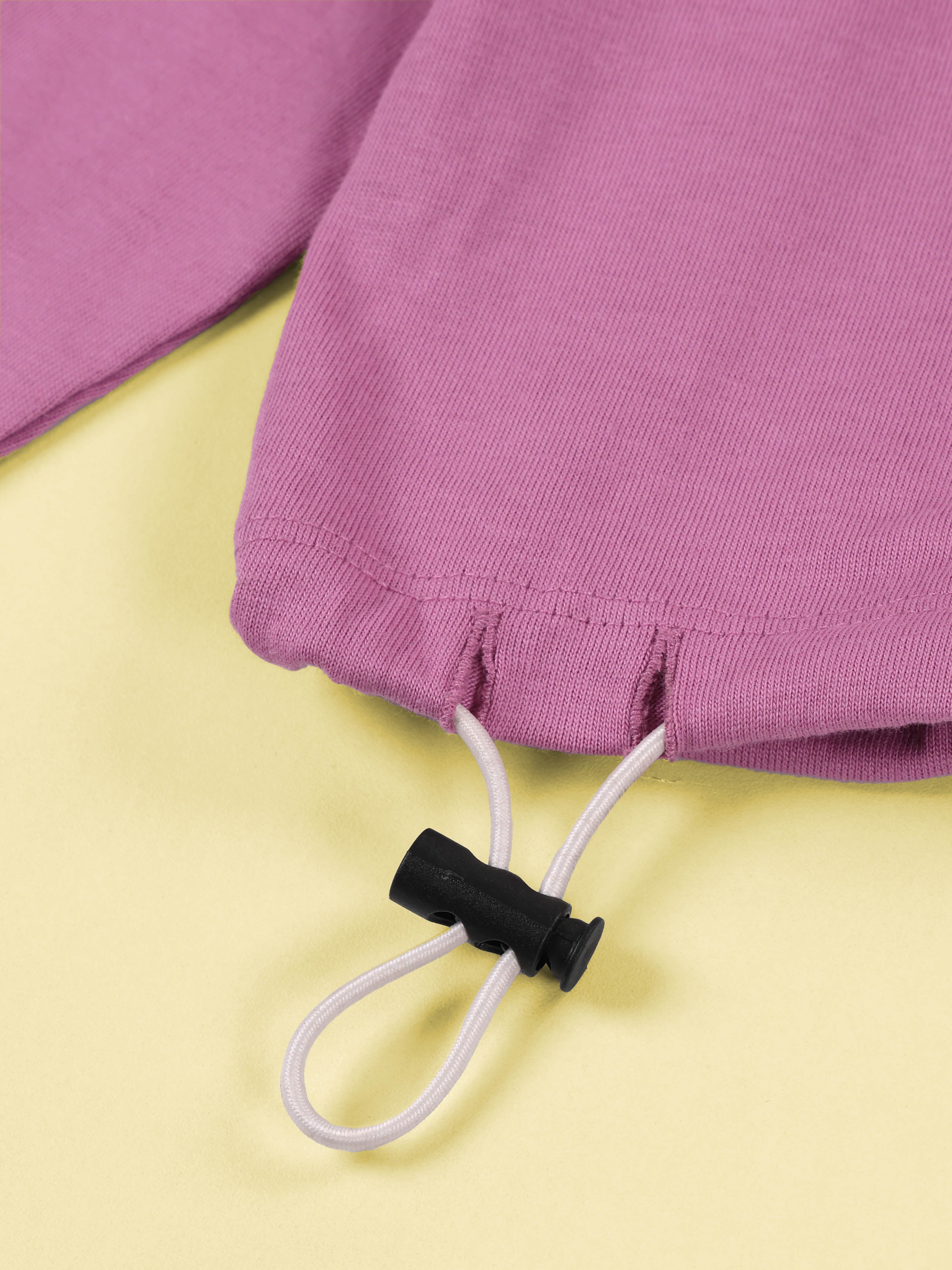 Kiddopanti Girls Cotton Full Sleeve Crop Length Round Neck Tee with Patch Pocket