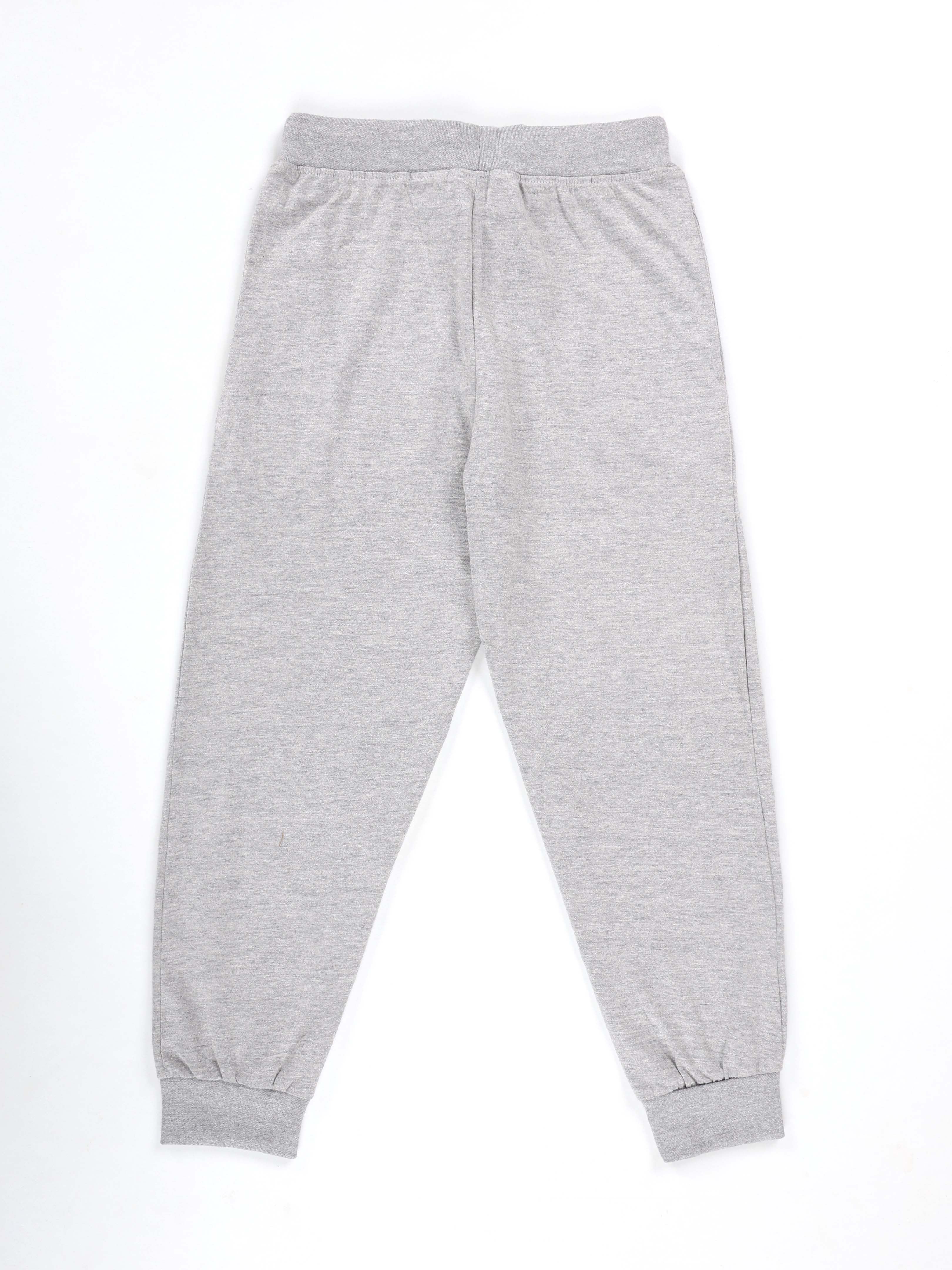 KiddoPanti Boys 100% Cotton Track Pant With Multi Badge