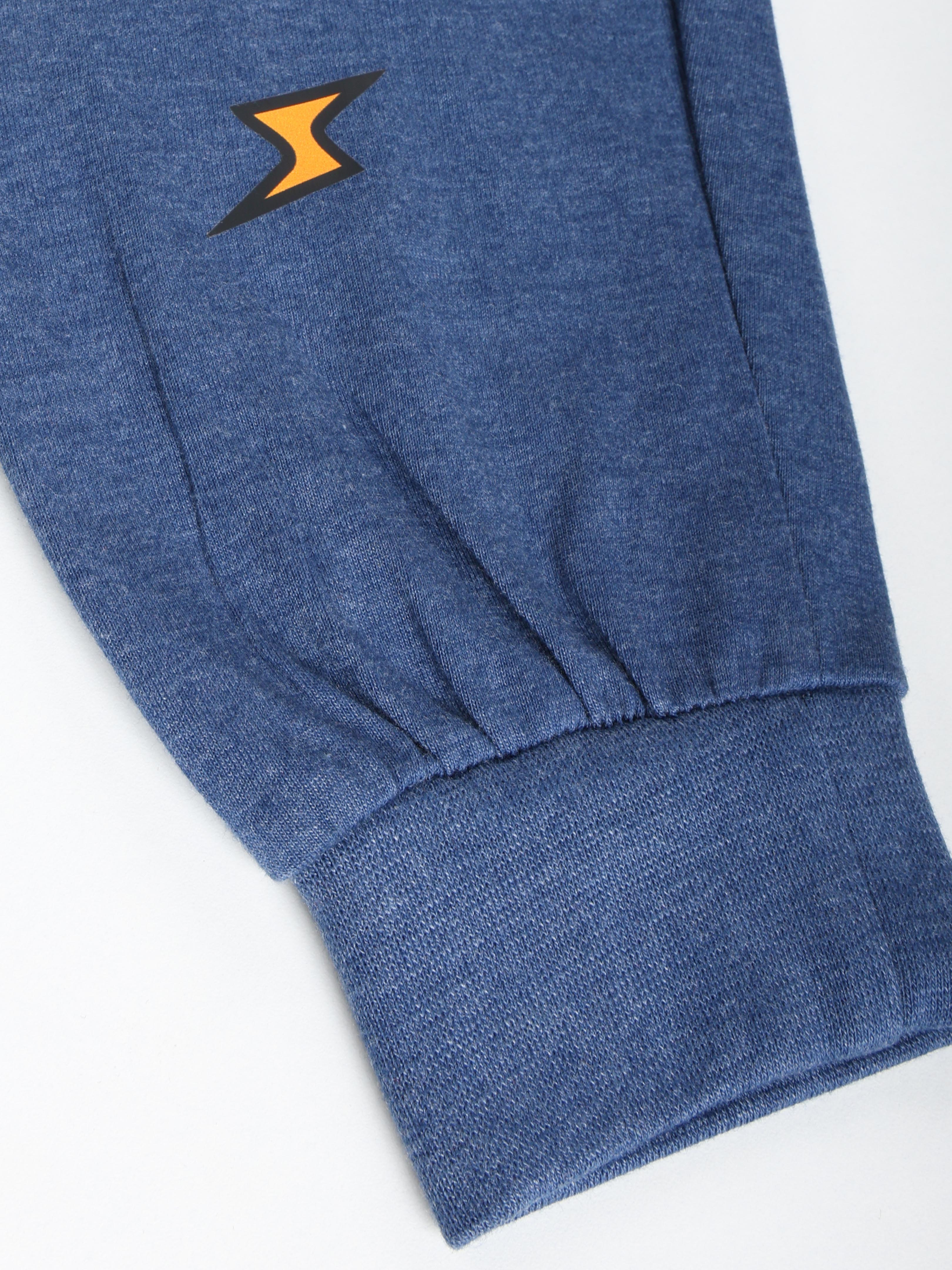 KiddoPanti Boys 100% Cotton Track Pant With Multi Badge