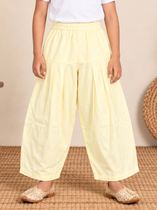 Kiddopanti Boys Rayon Woven Traditional Ethnic Solid Patiala Pyjama