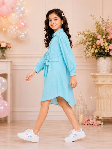 cute casual knee length dresses Kids Print Swing Dress Toddler Girl Sea Seal Long Sleeve A-Line T-Shirt Dress – Cute Knee-Length Dress For Ages 3-11 knox-henderson