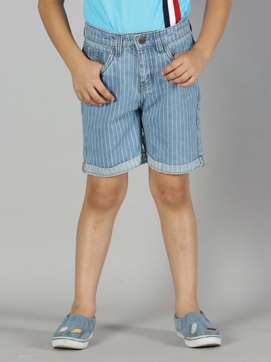 Boys Fashion Denim Rollup Shorts