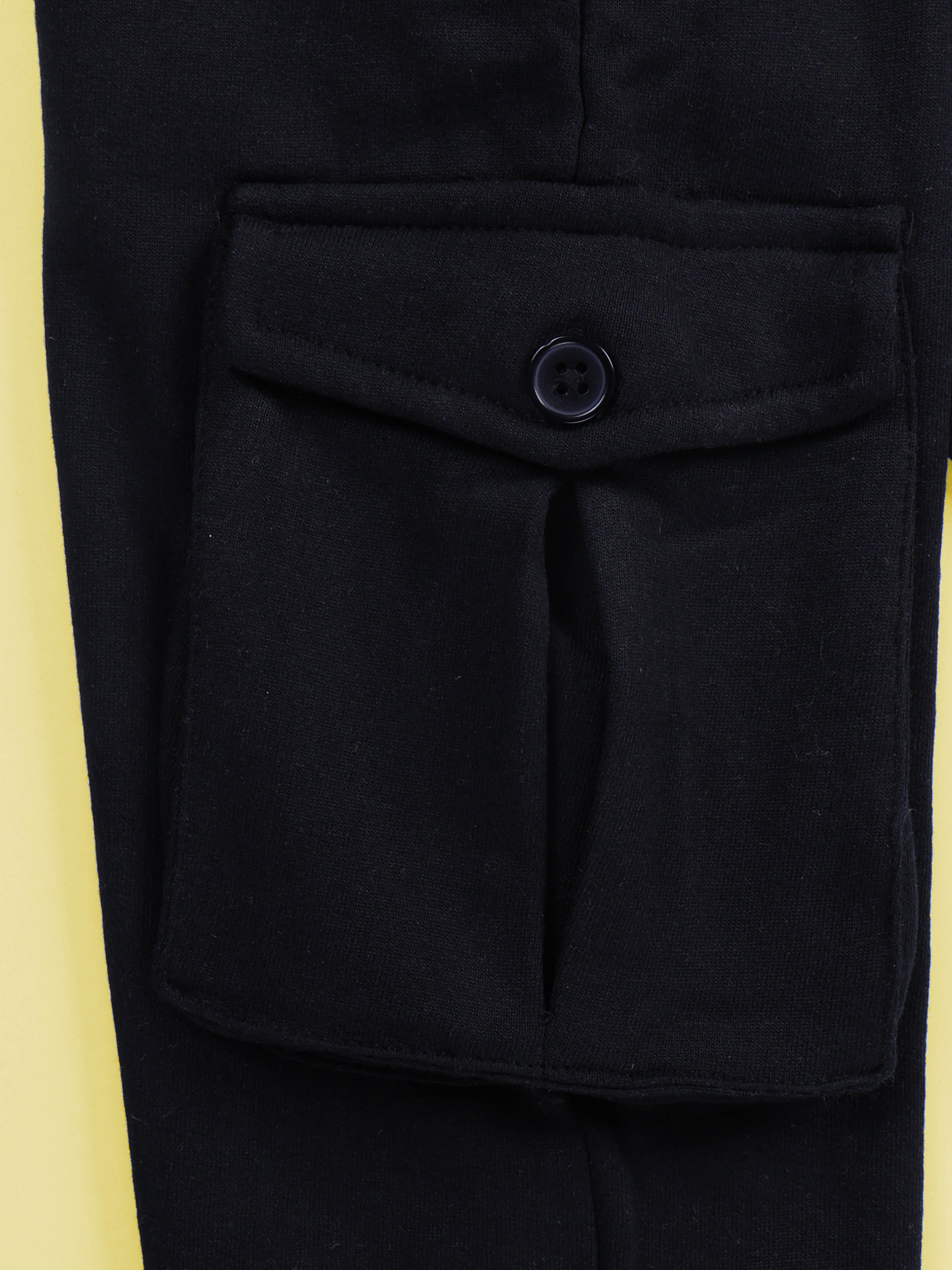 Boys Fleece Cargo Track pant