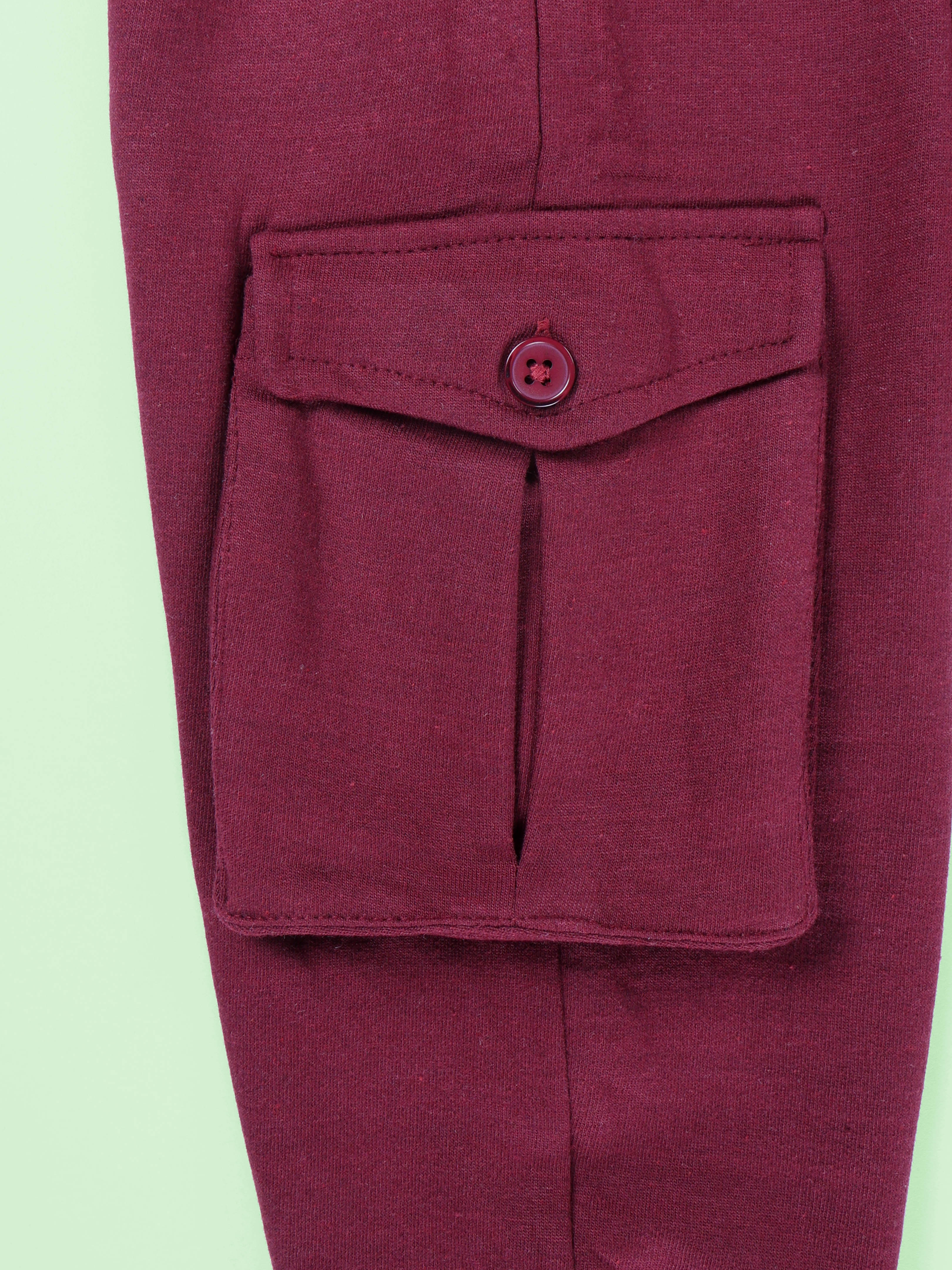 Boys Fleece Cargo Track pant