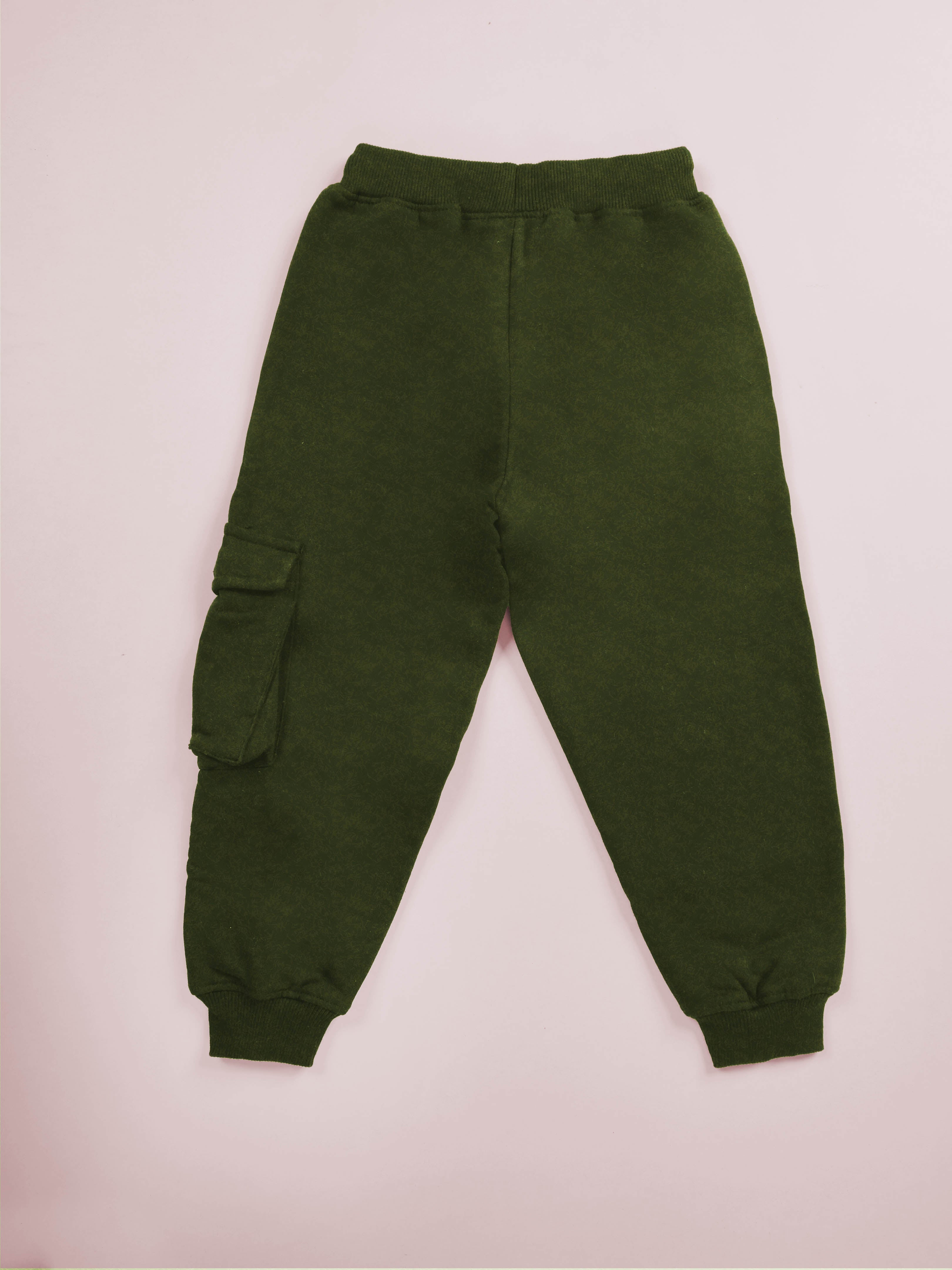 Boys Fleece Cargo Track pant