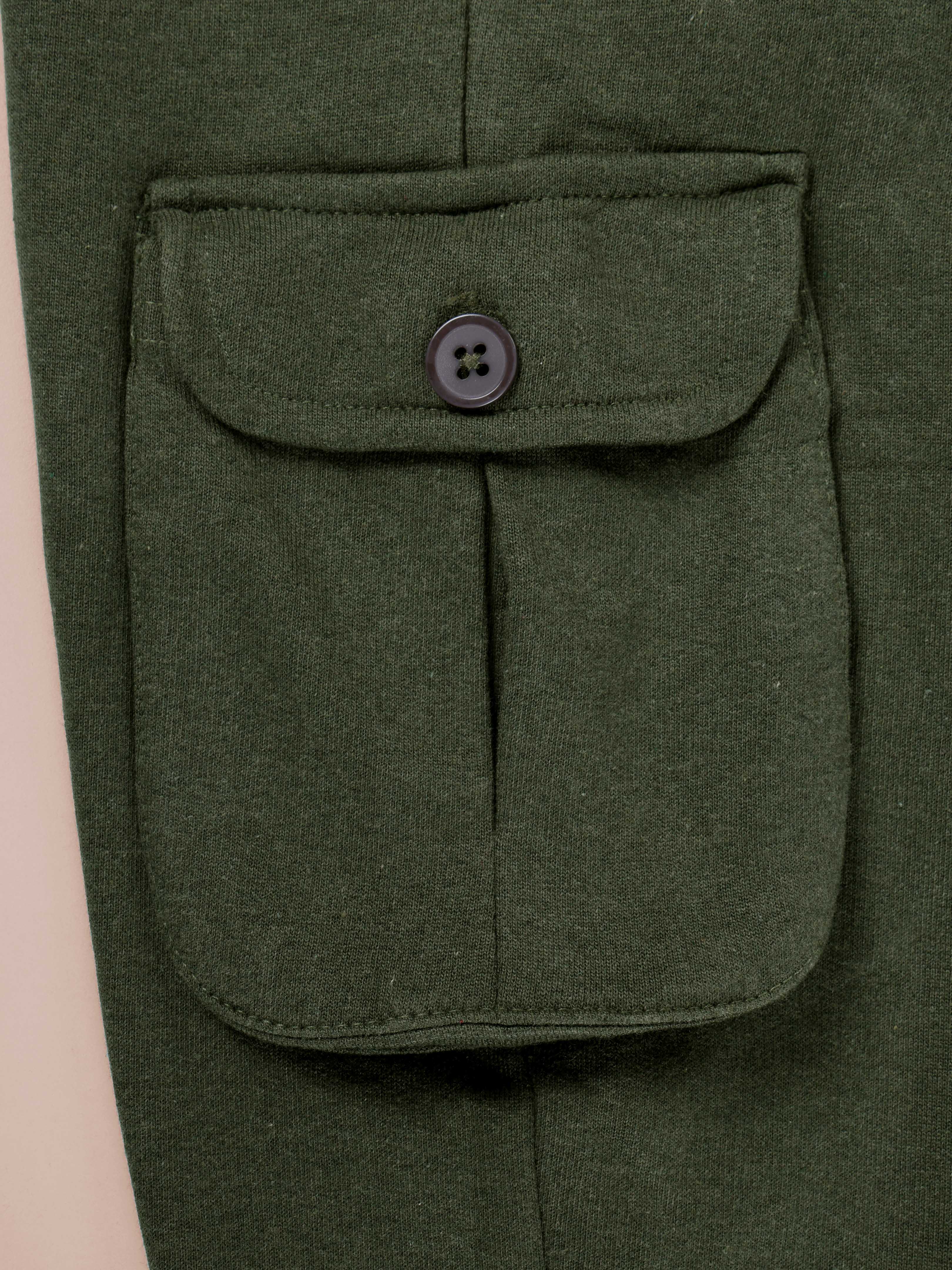 Boys Fleece Cargo Track pant