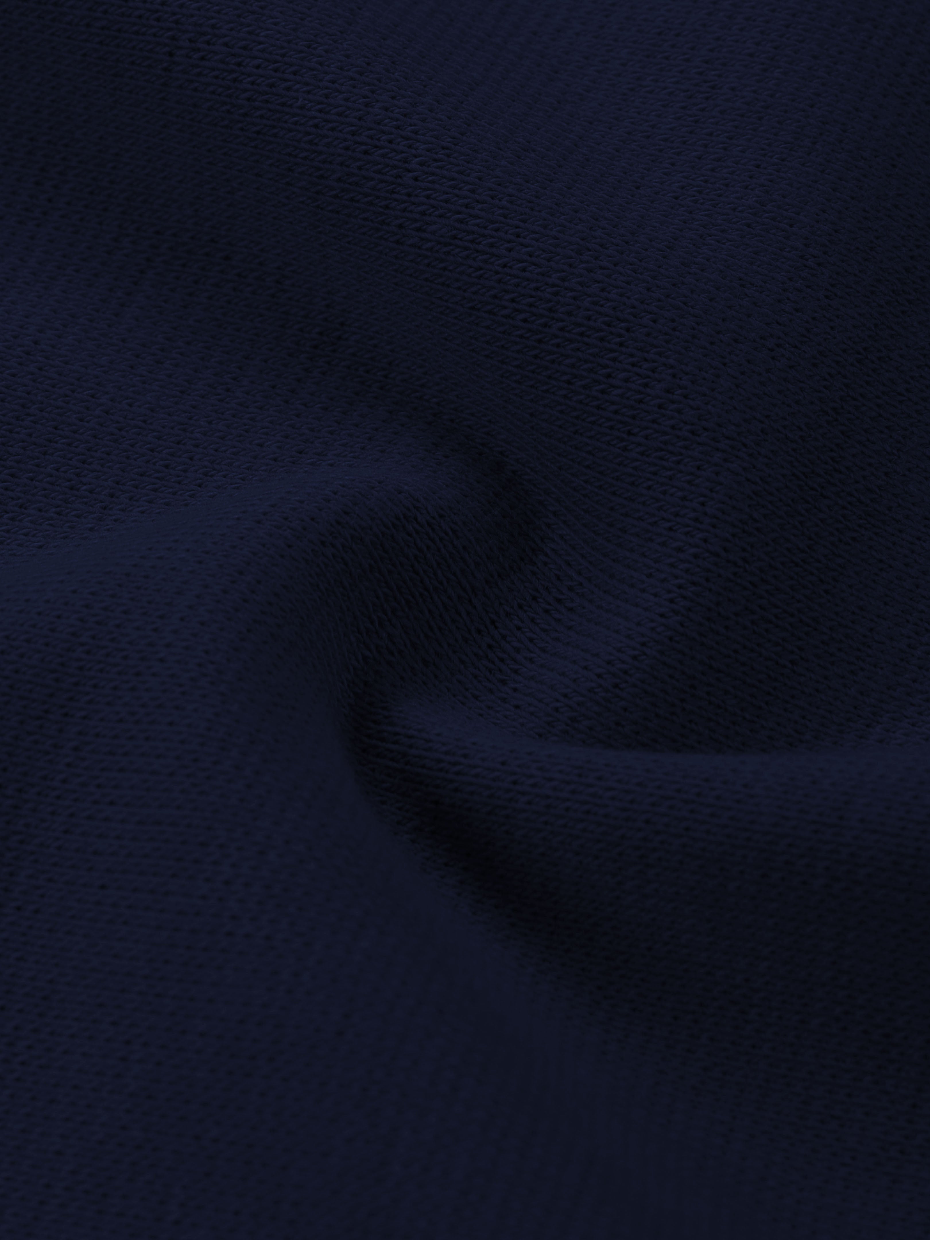 Solid Full Sleeve Henley Neck Rib Tee