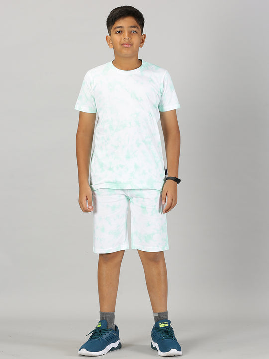 Boys Tie & Dye Tee & Shorts Set