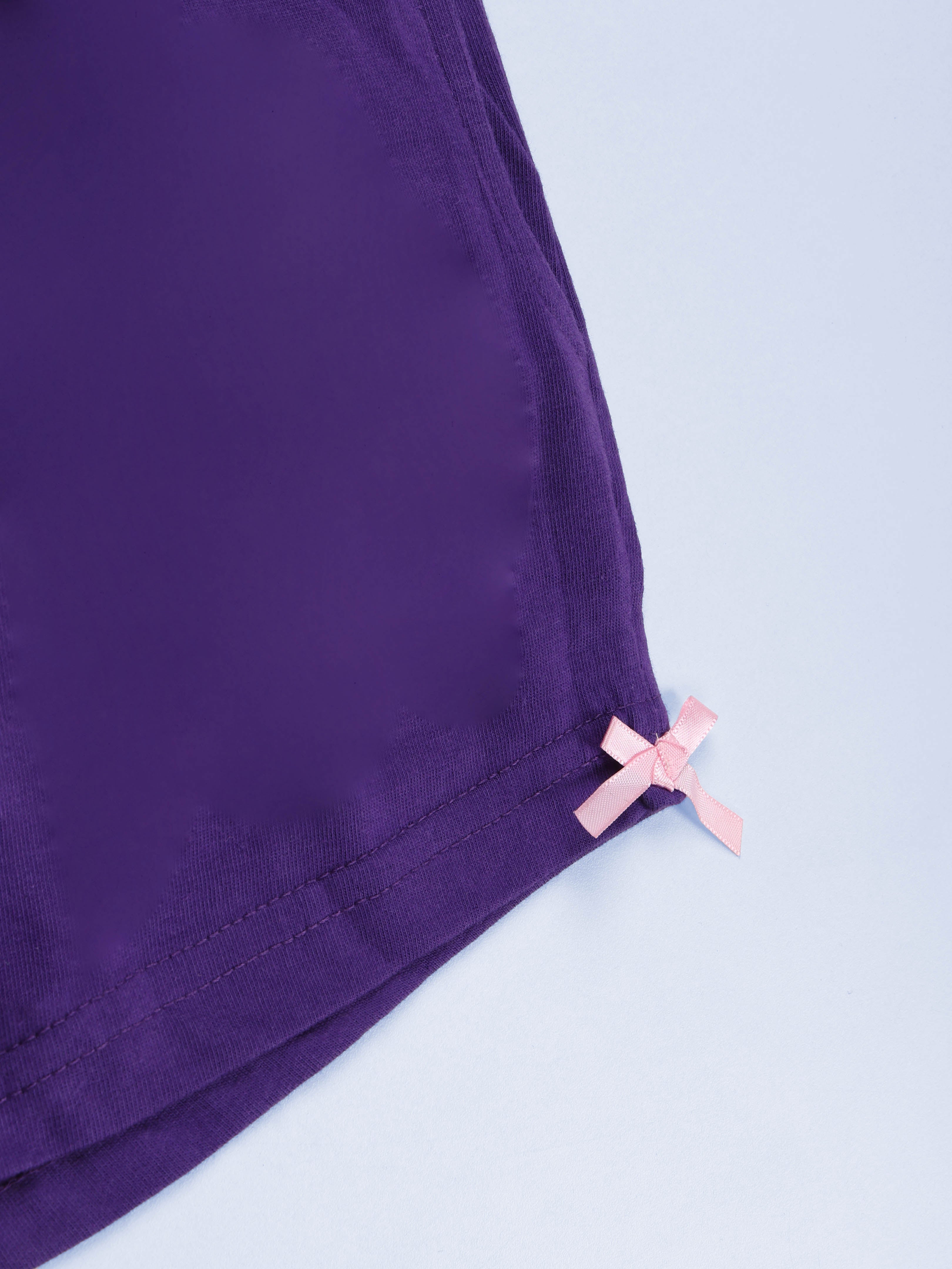 Girls Knit Hot Shorts With Back Pocket